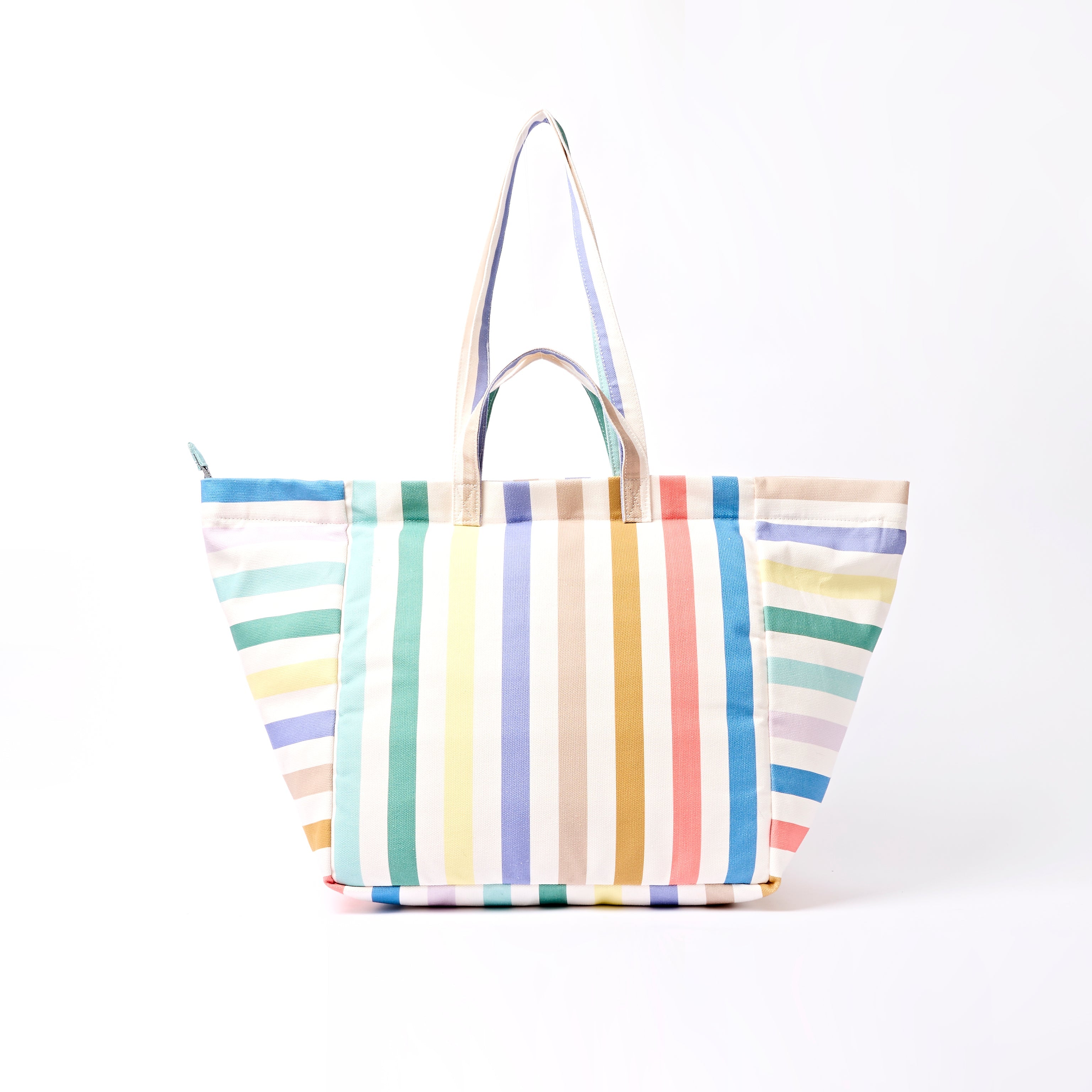 ROKA London - Marylebone L toteväska #Färg_Pastel_Multi_Stripe