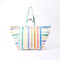 ROKA London - Marylebone L toteväska #Färg_Pastel_Multi_Stripe