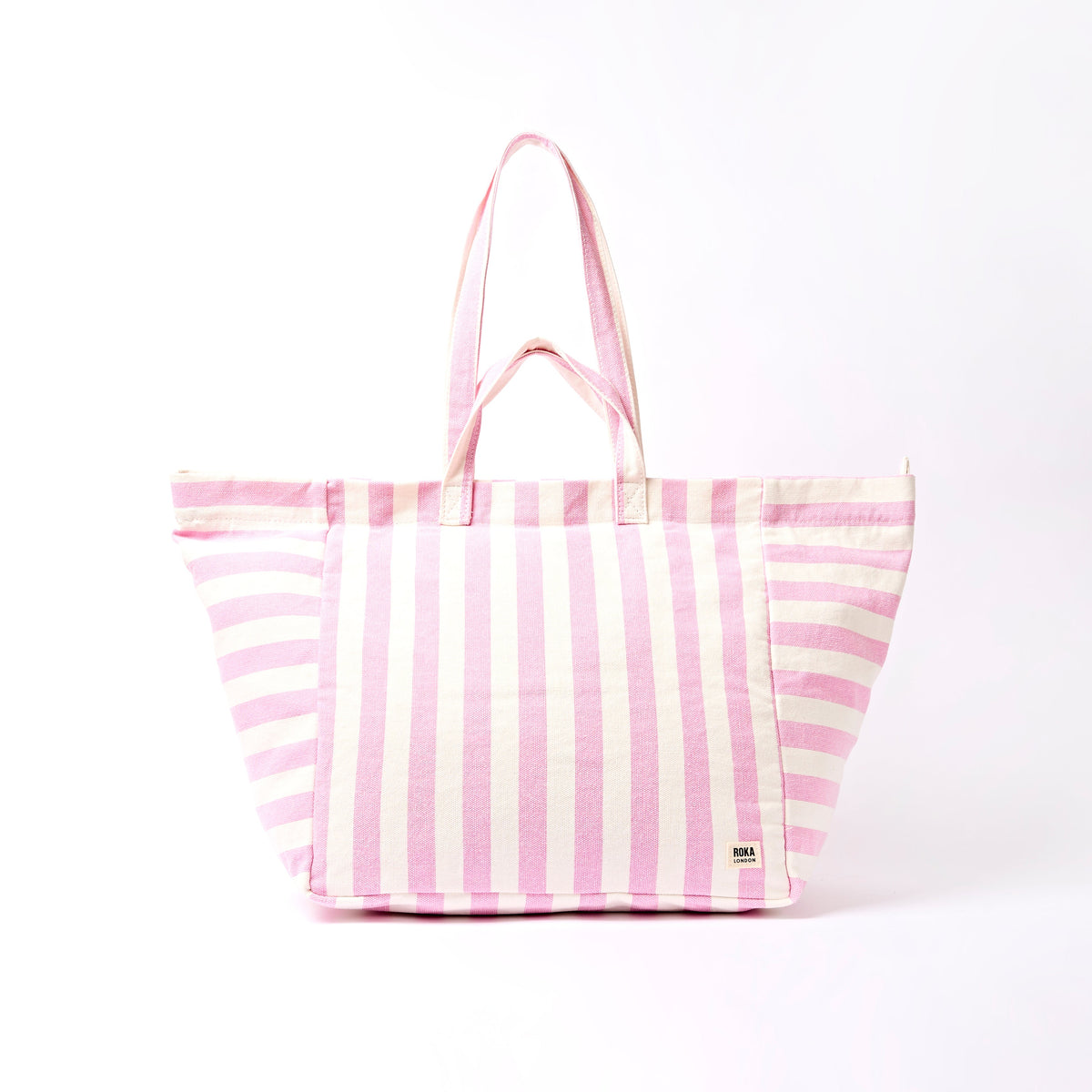 ROKA London - Marylebone L toteväska #Färg_Sherbet_Stripe
