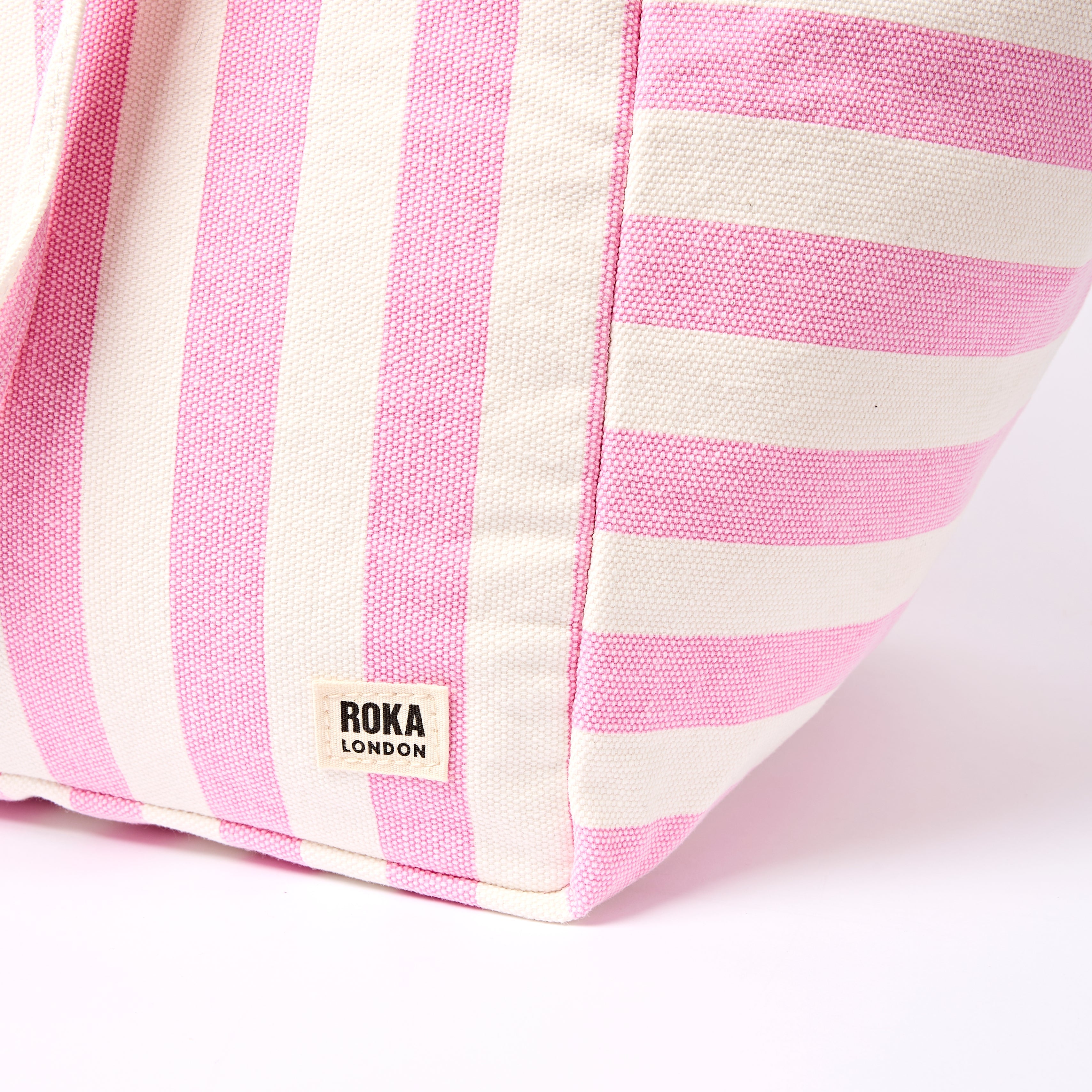 ROKA London - Marylebone L toteväska #Färg_Sherbet_Stripe