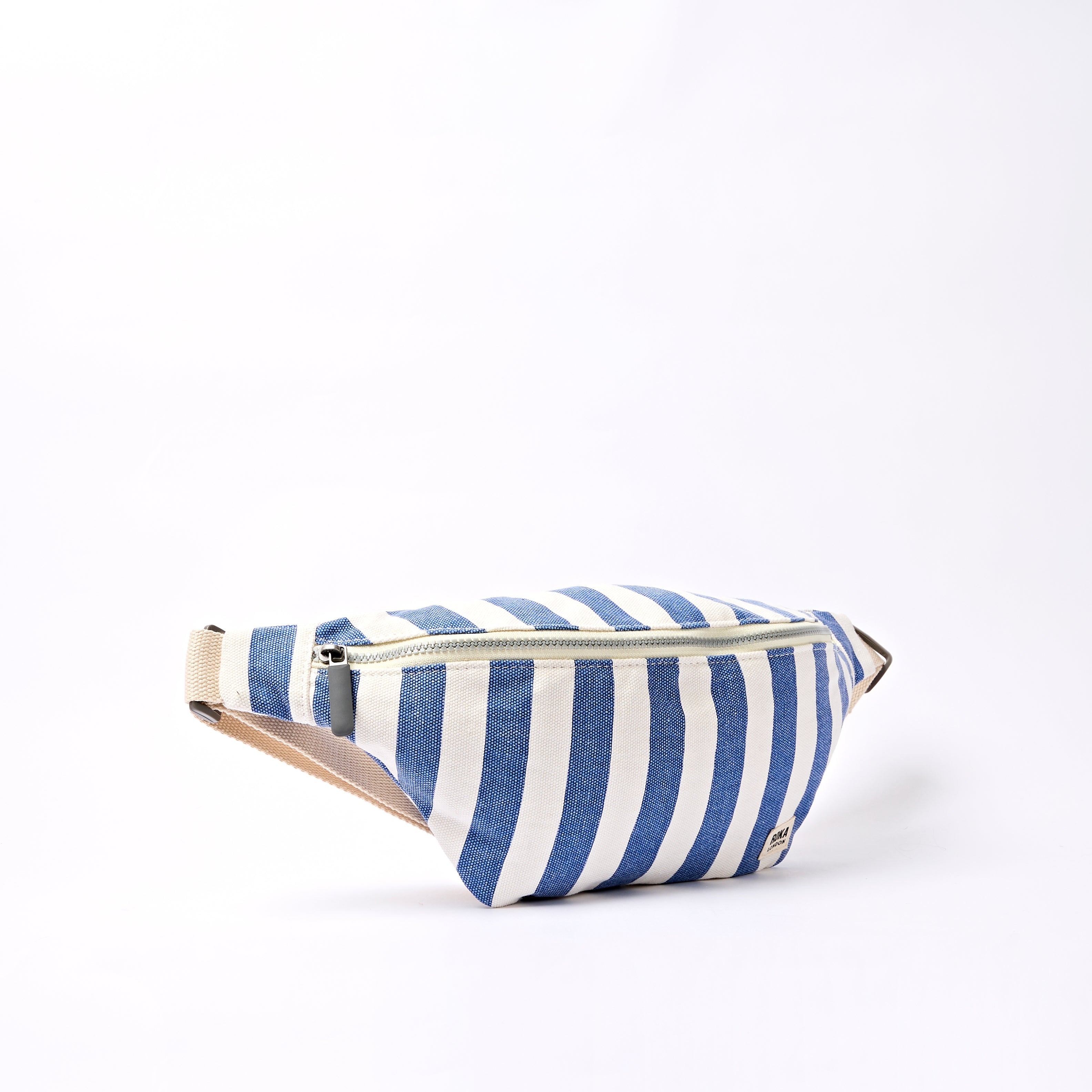 ROKA London - Mill Hill S crossbody-väska #Färg_Denim_Stripe