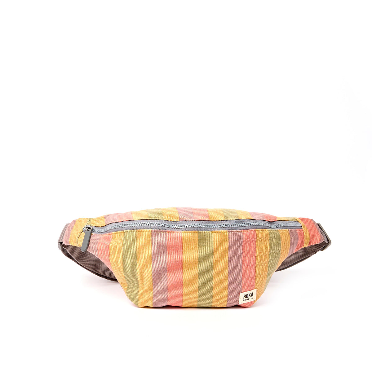 ROKA London - Mill Hill S crossbody-väska #Färg_Faded_Multi_Stripe