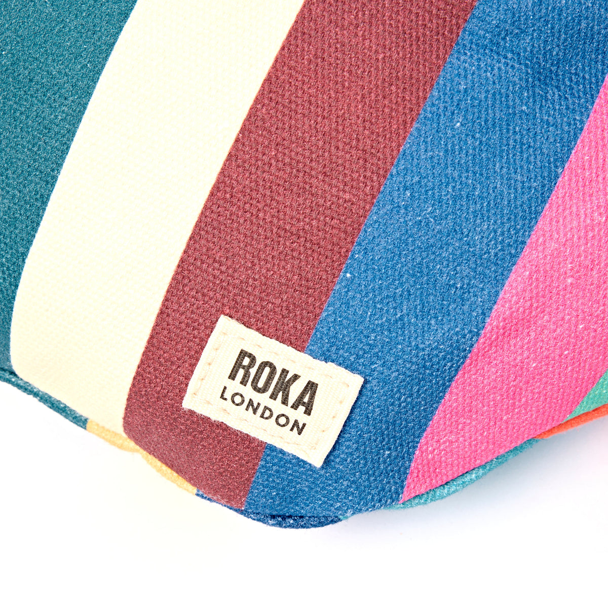 ROKA London - Mill Hill S crossbody-väska #Färg_Wide_Stripe_Multi