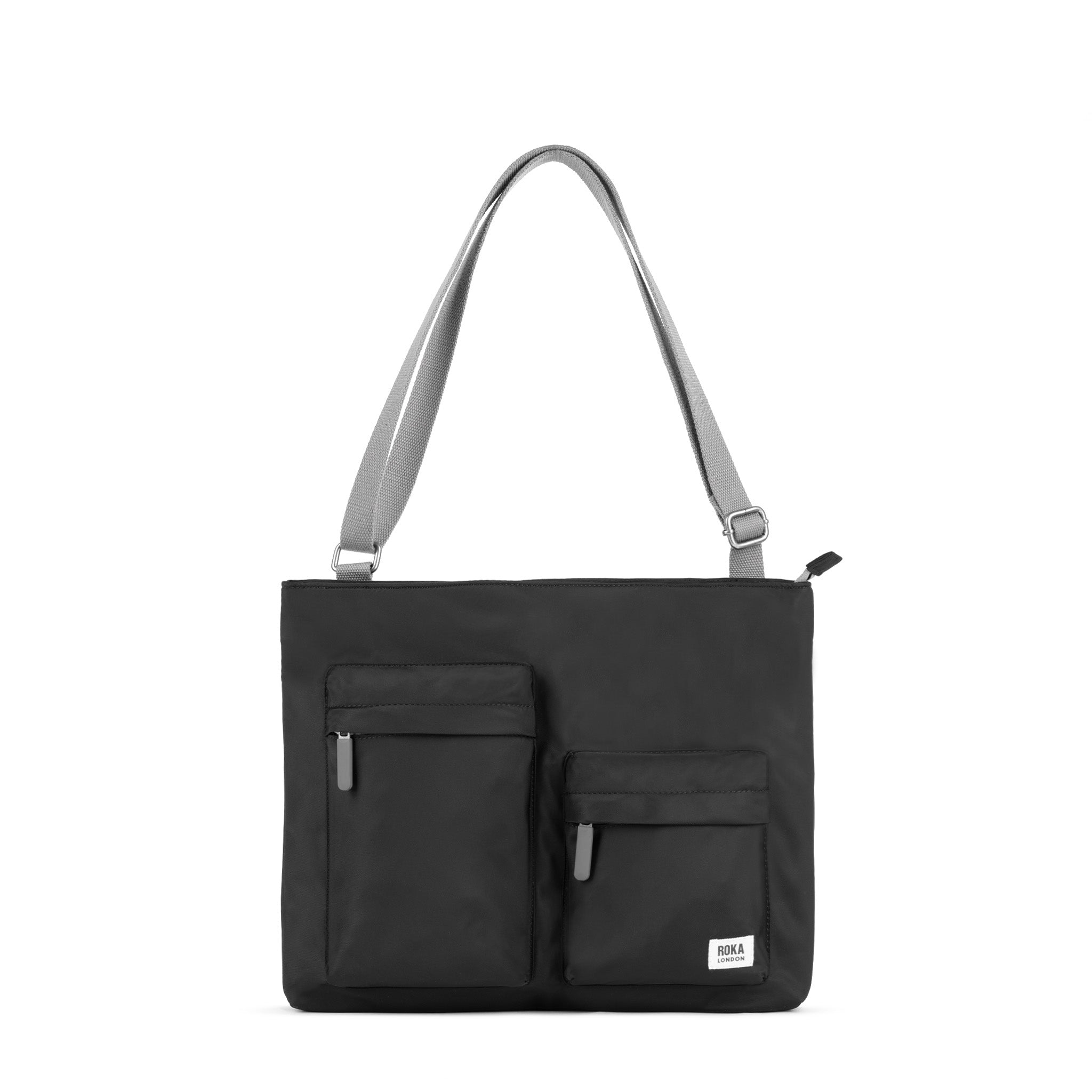 ROKA London - Moorgate M messengerväska #Färg_Black