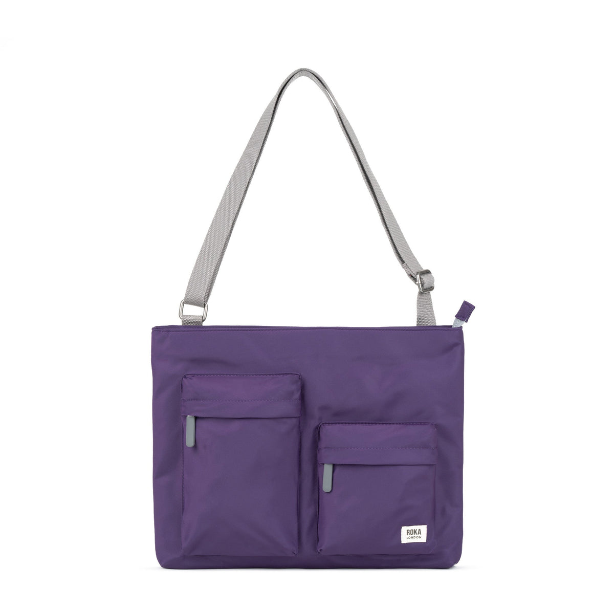 ROKA London - Moorgate M messengerväska #Färg_Majestic_Purple