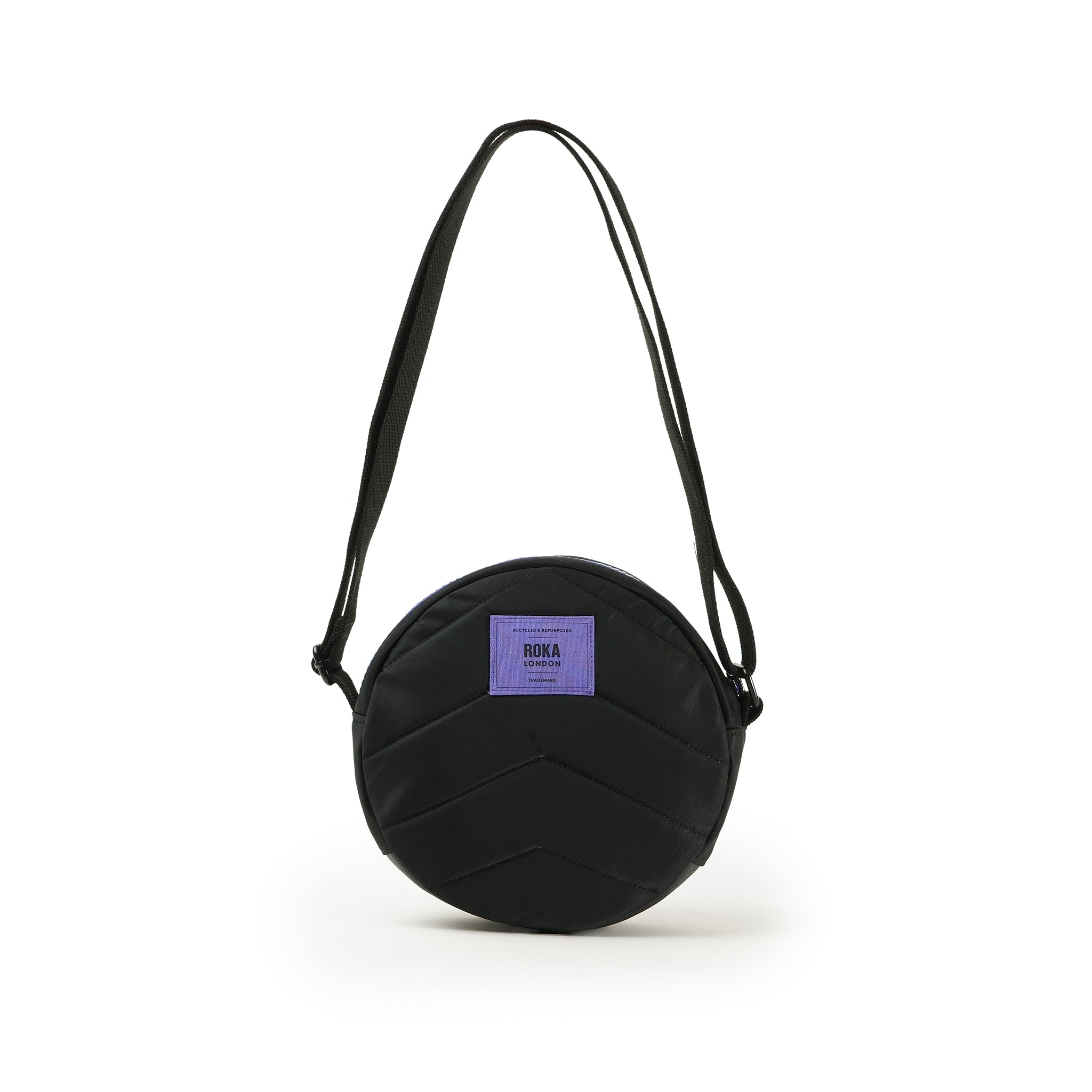 ROKA London - Paddington S Paddington crossbody-väska i helsvart utförande #Färg_Simple_Purple