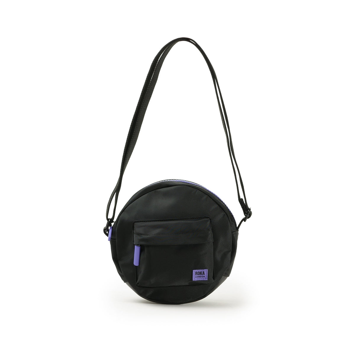 ROKA London - Paddington S Paddington crossbody-väska i helsvart utförande #Färg_Simple_Purple