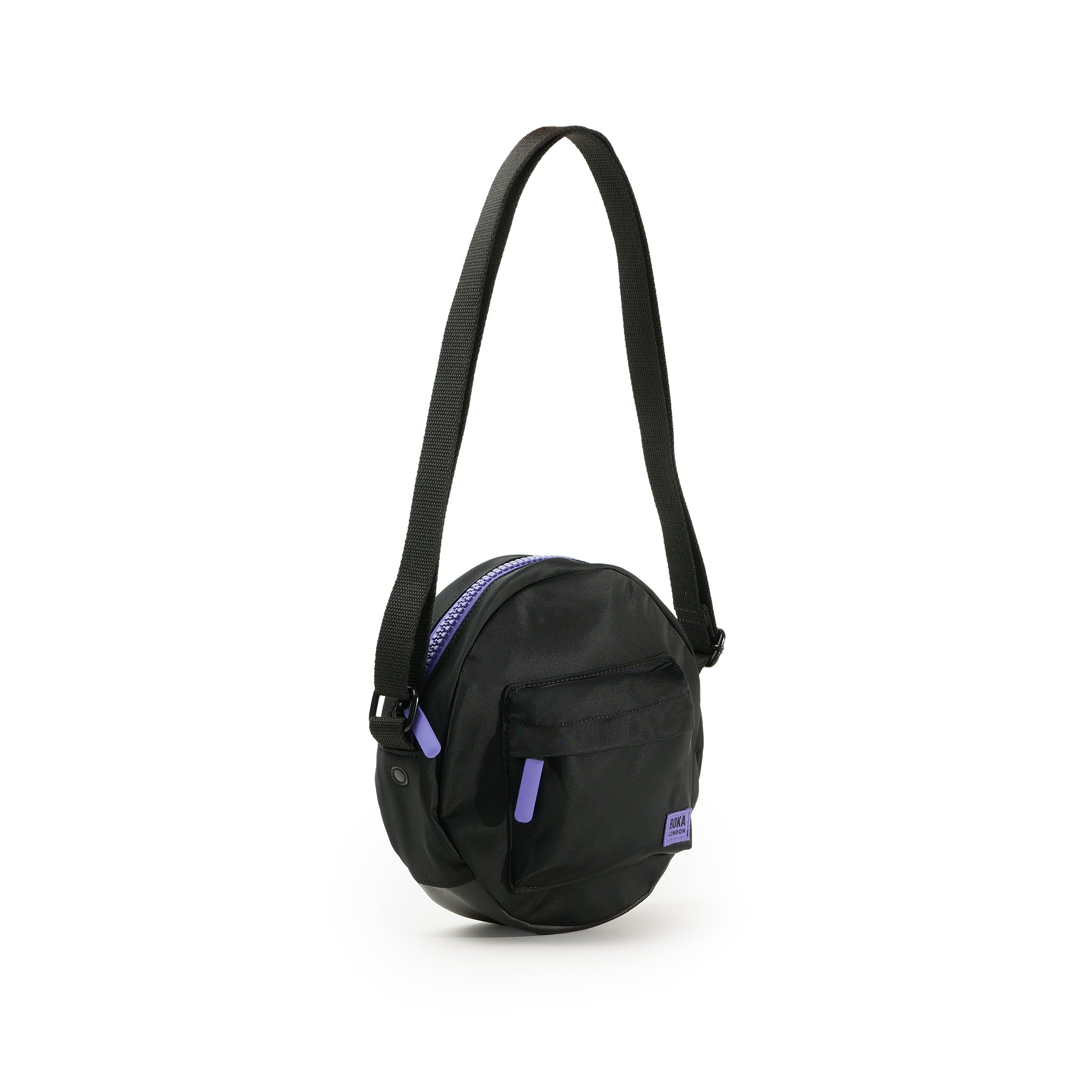 ROKA London - Paddington S Paddington crossbody-väska i helsvart utförande #Färg_Simple_Purple
