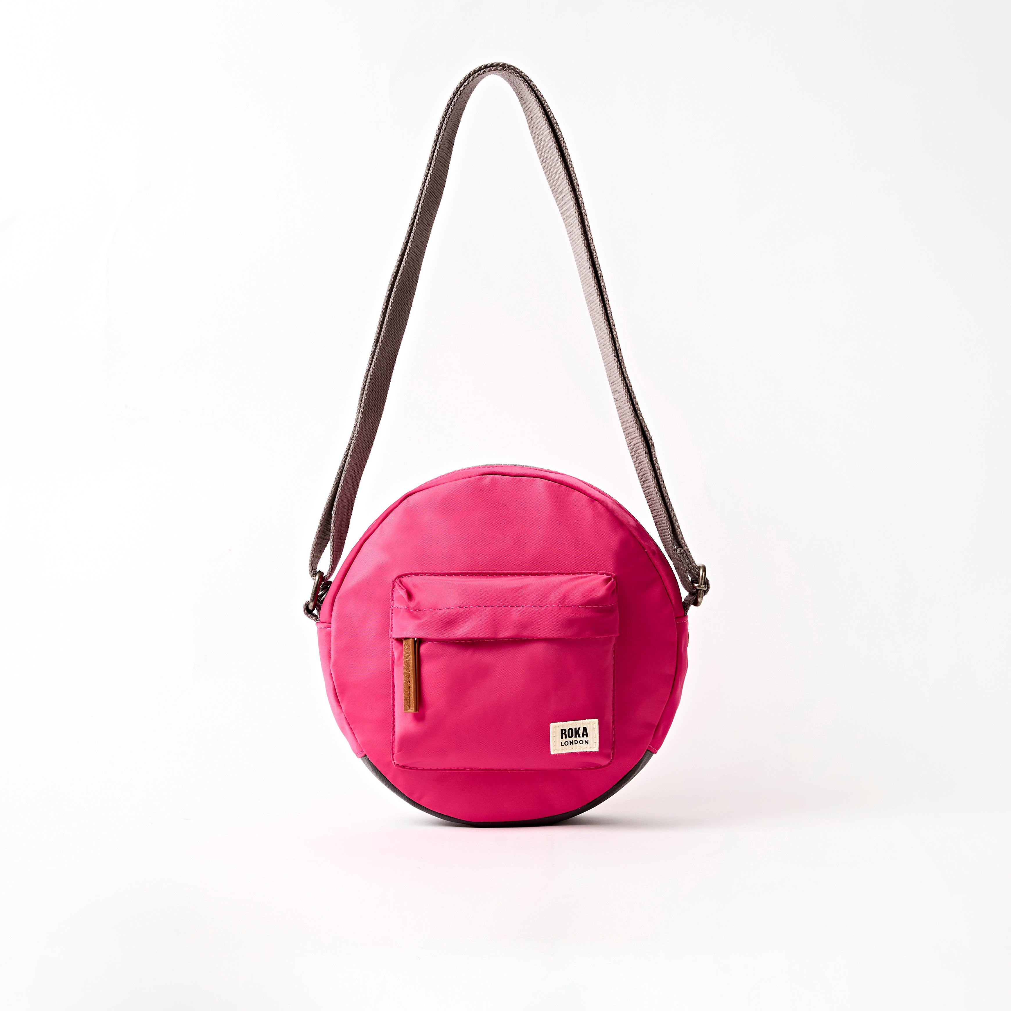 ROKA London - Paddington S crossbody-väska #Färg_Granita_Red