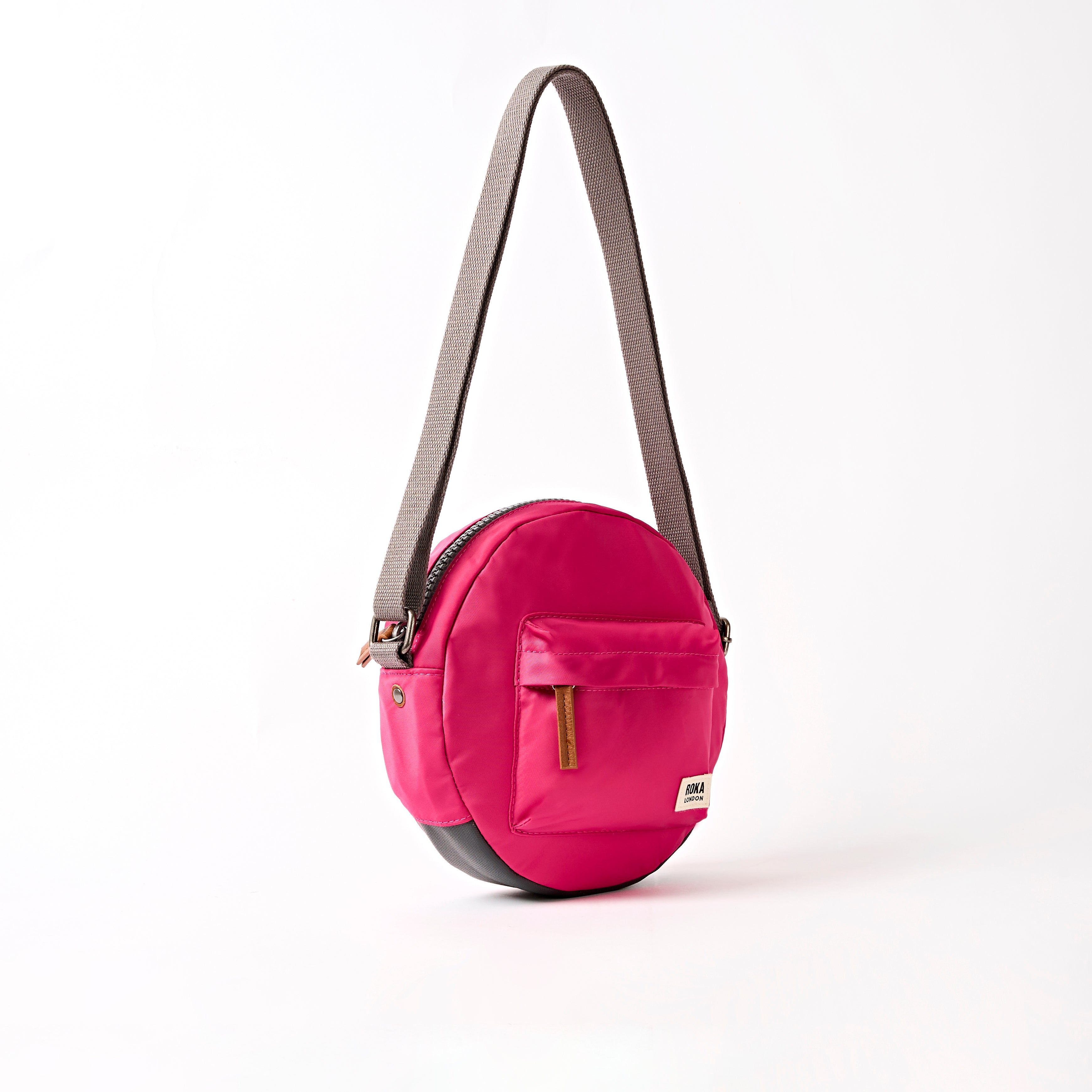 ROKA London - Paddington S crossbody-väska #Färg_Granita_Red