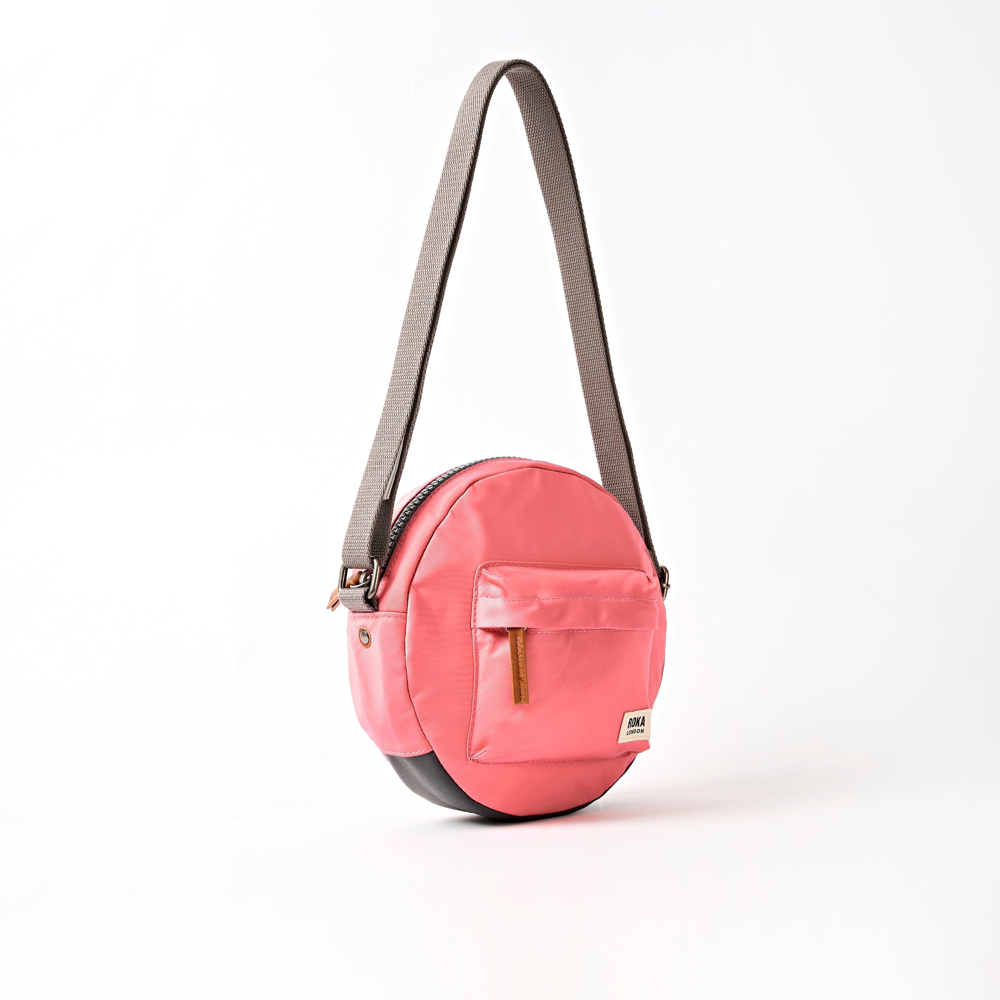 ROKA London - Paddington S crossbody-väska #Färg_Pink_Lemonade