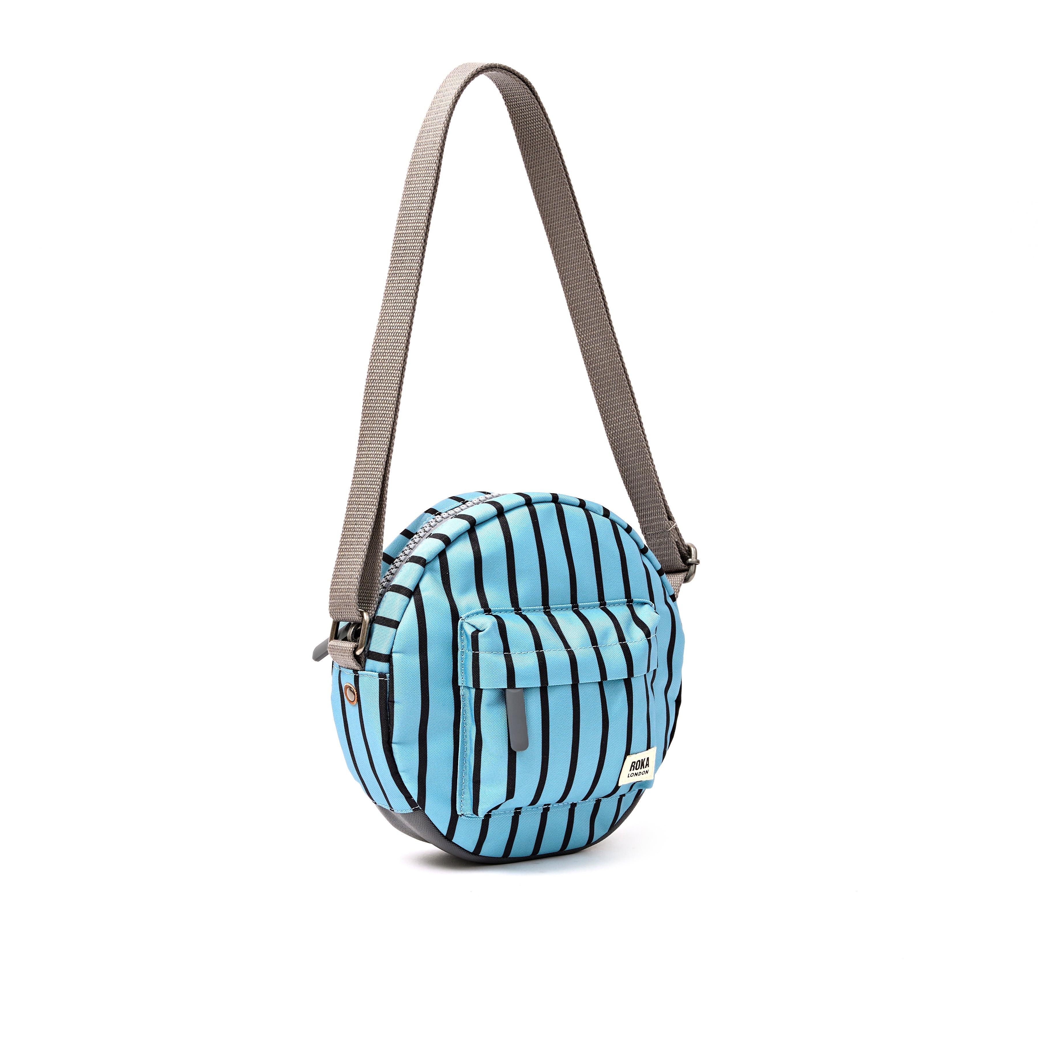 ROKA London - Paddington S crossbody-väska #Färg_Blue_Stripe