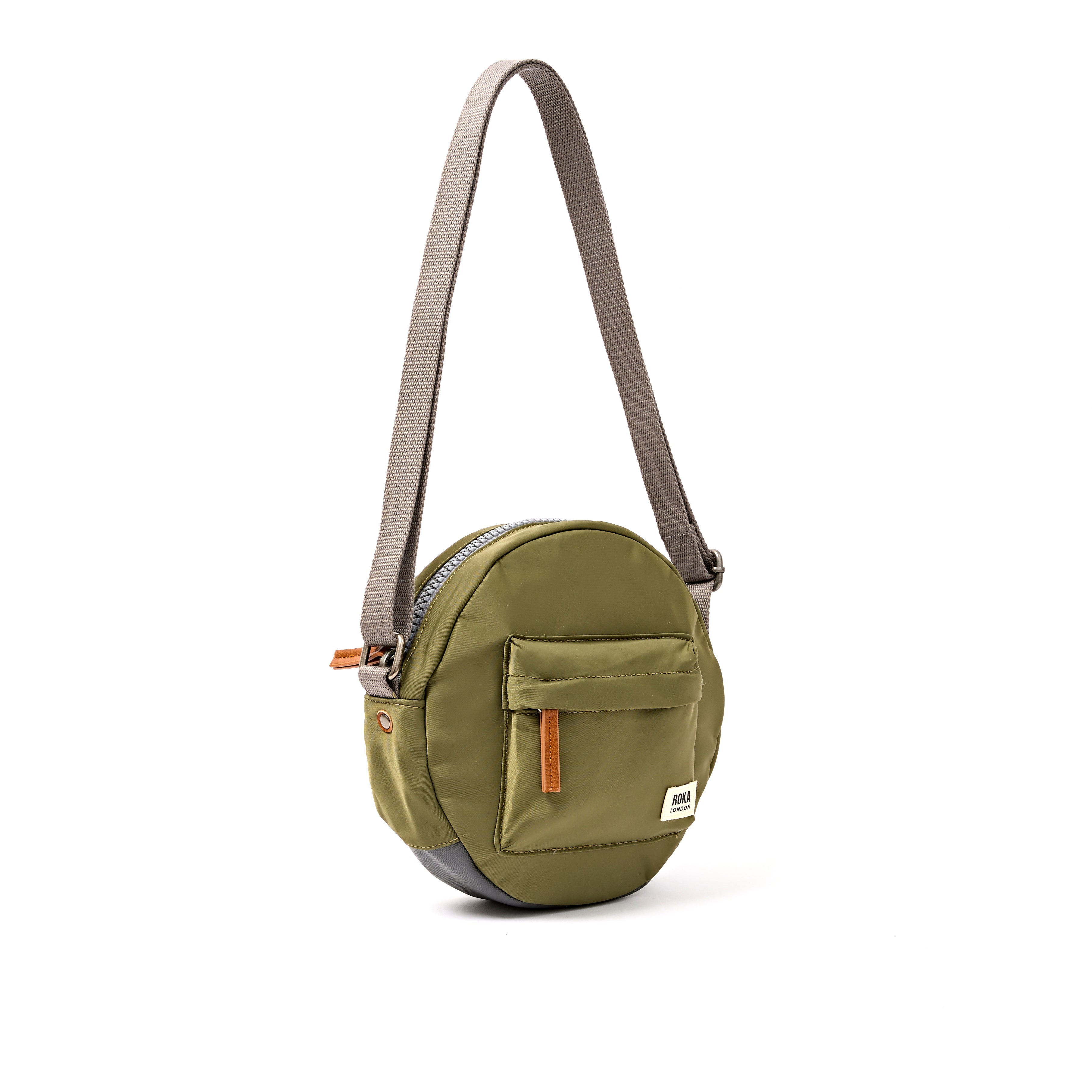 ROKA London - Paddington S crossbody-väska #Färg_Chive