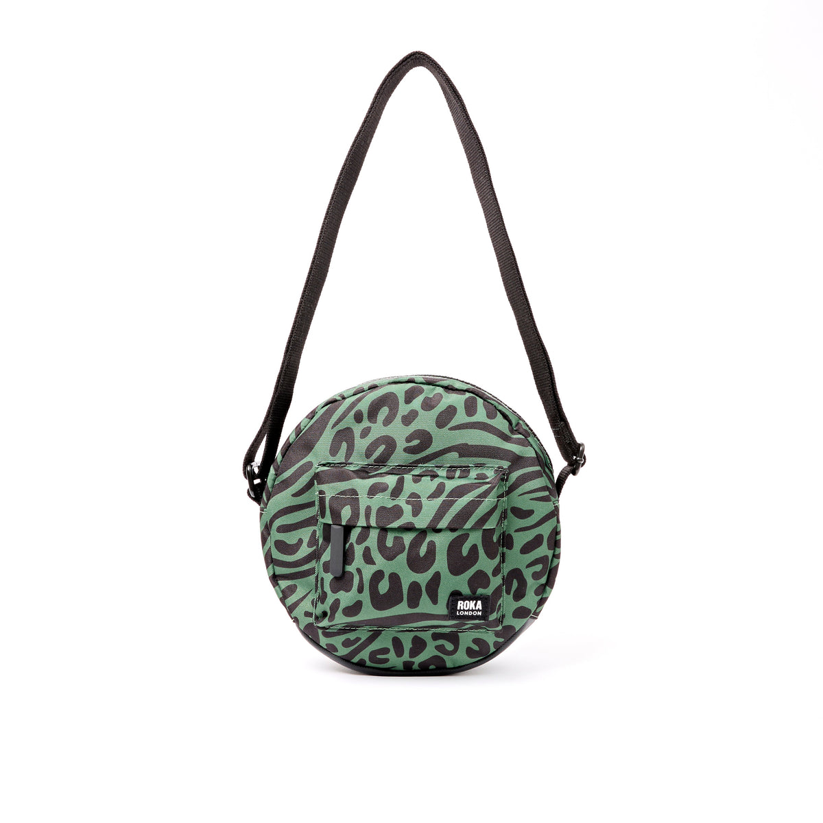 ROKA London - Paddington S crossbody-väska #Färg_Mixed_Animal_Artichoke