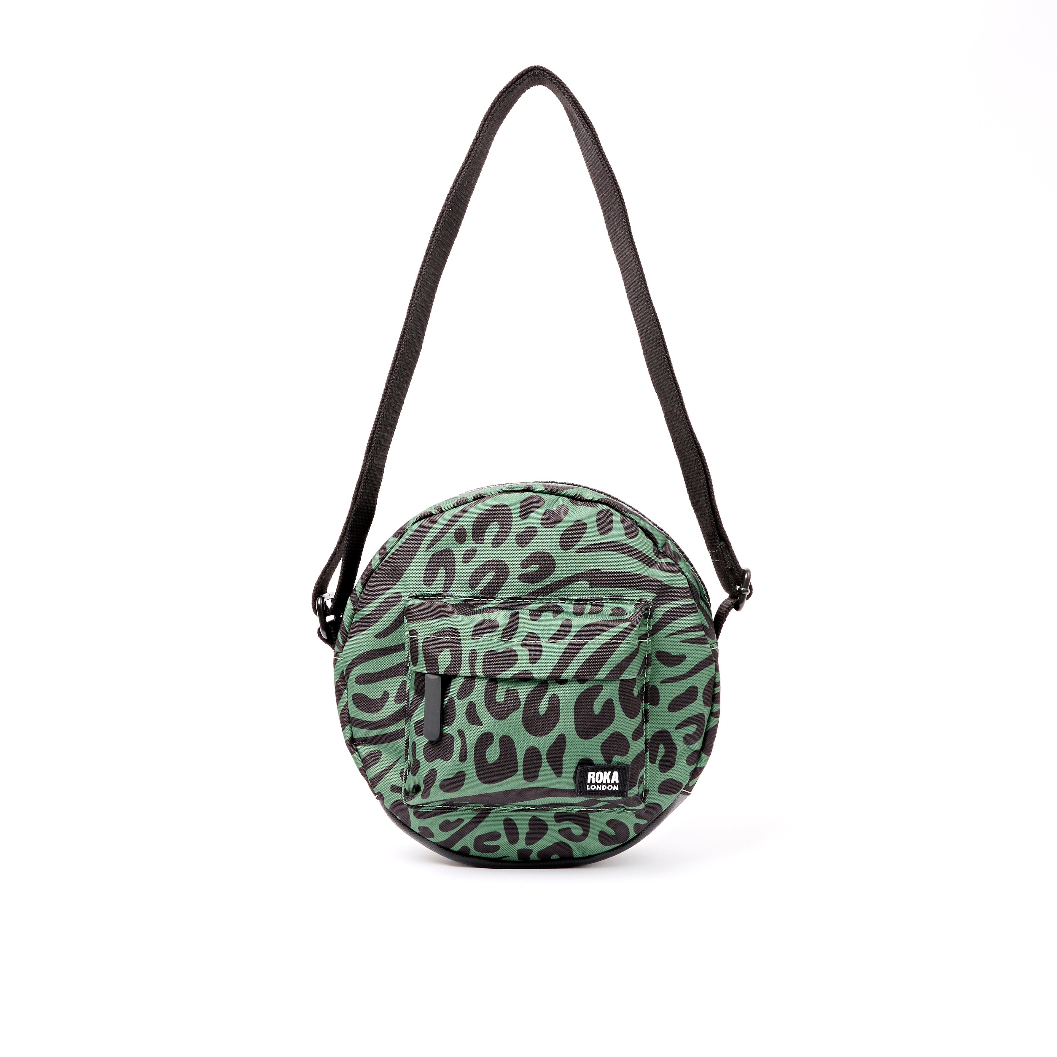 ROKA London - Paddington S crossbody-väska #Färg_Mixed_Animal_Artichoke