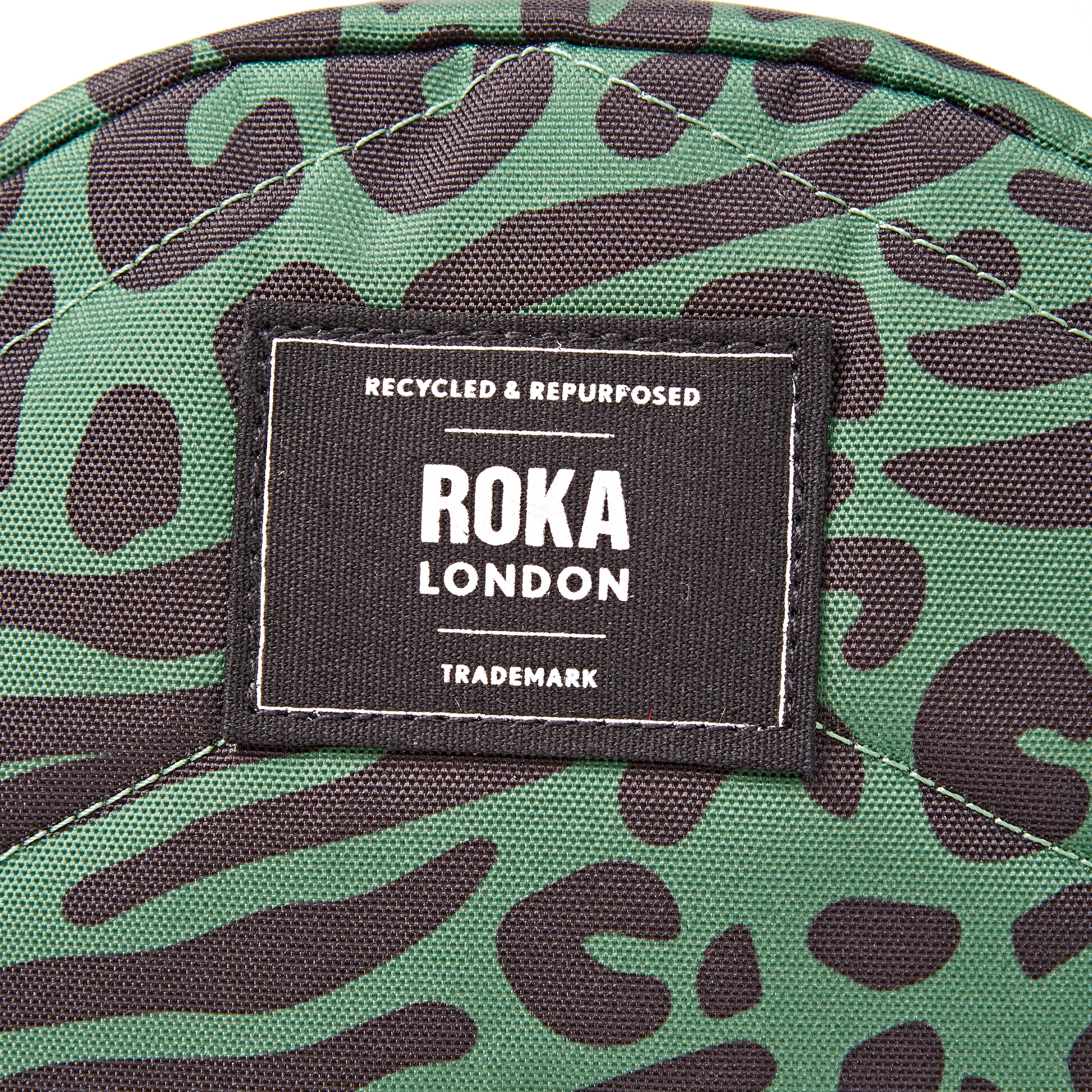 ROKA London - Paddington S crossbody-väska #Färg_Mixed_Animal_Artichoke