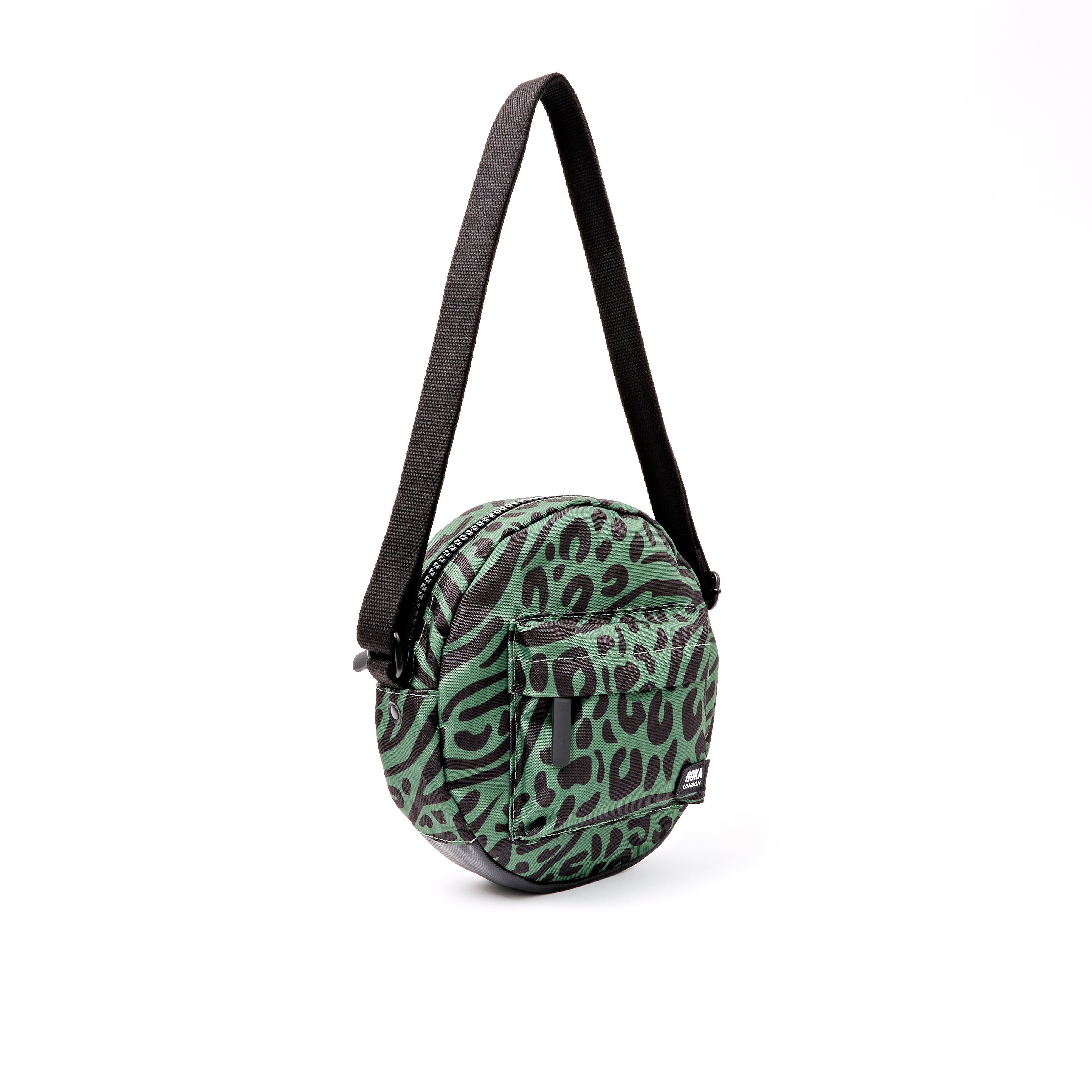 ROKA London - Paddington S crossbody-väska #Färg_Mixed_Animal_Artichoke