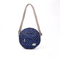ROKA London - Paddington S crossbody-väska #Färg_Navy_Polka_Dot