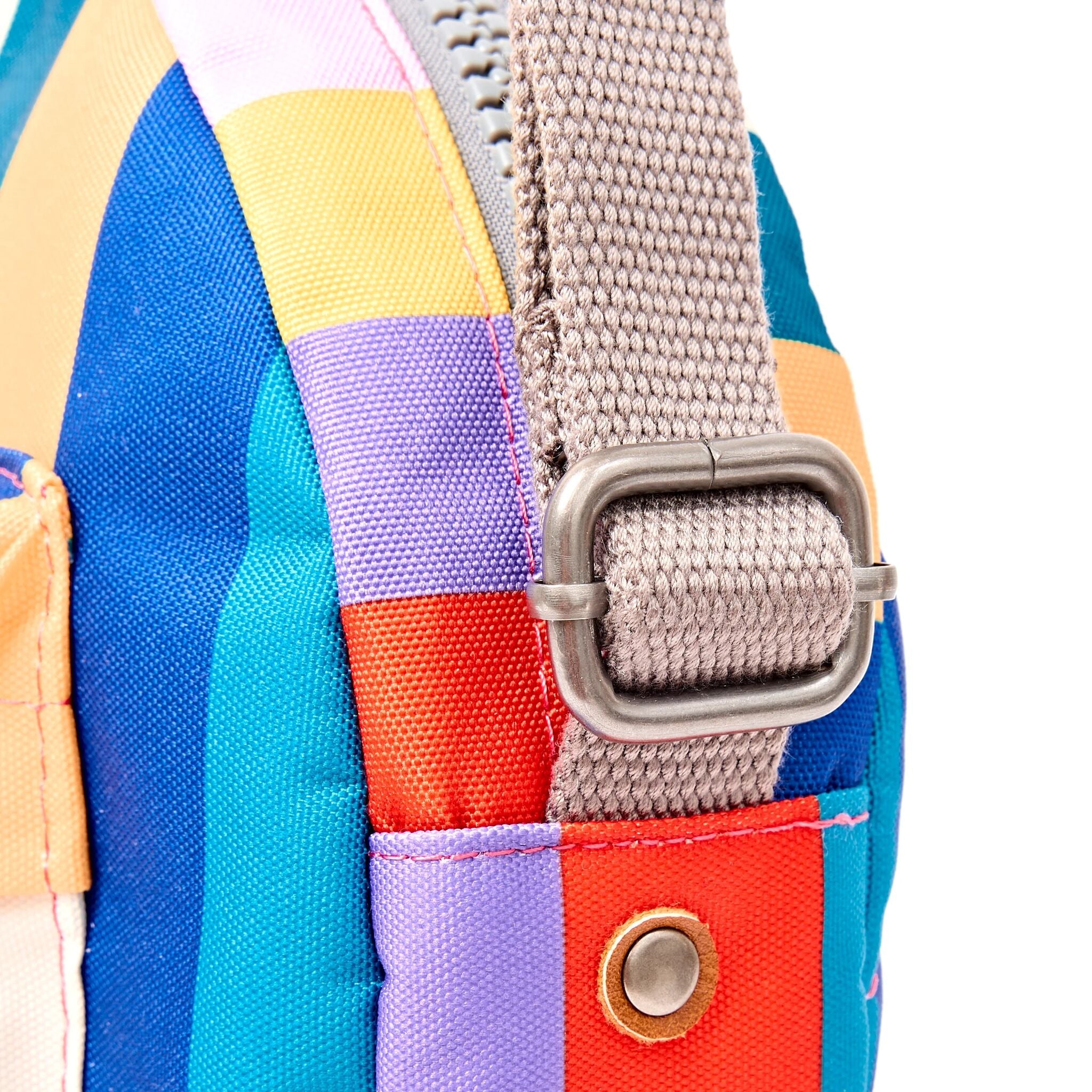 ROKA London - Paddington S crossbody-väska #Färg_Wide_Multi_Stripe