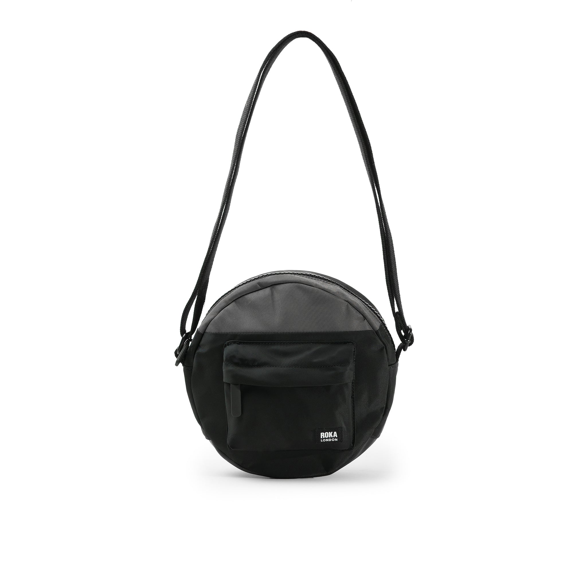 ROKA London - Paddington S Paddington crossbody-väska Creative Waste #Färg_Black/Graphite