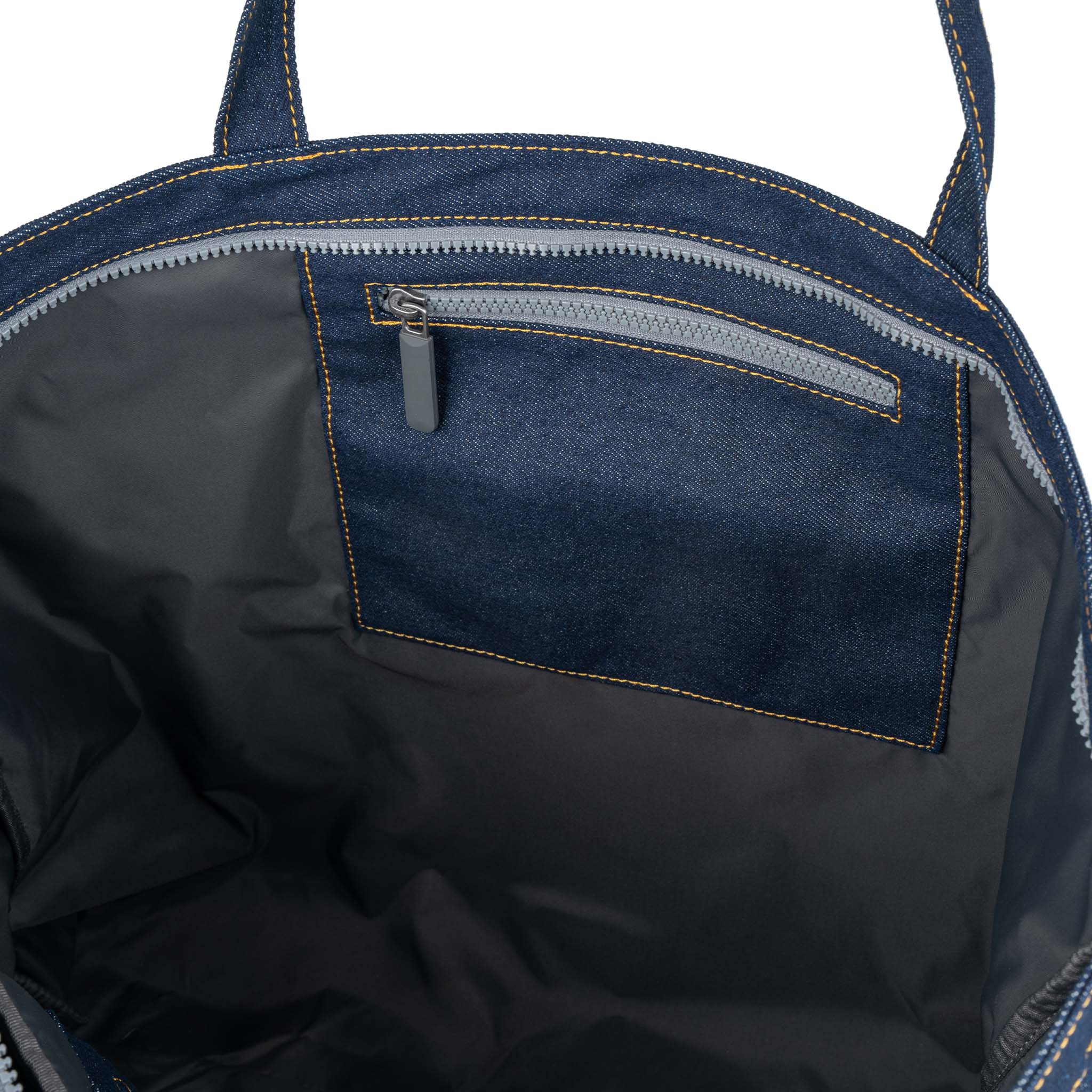 ROKA London - Portobello L toteväska #Färg_Dark_Wash_Denim