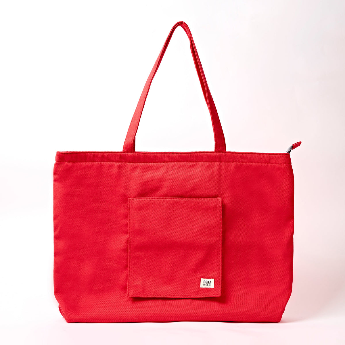 ROKA London - Portobello L toteväska #Färg_Scarlet