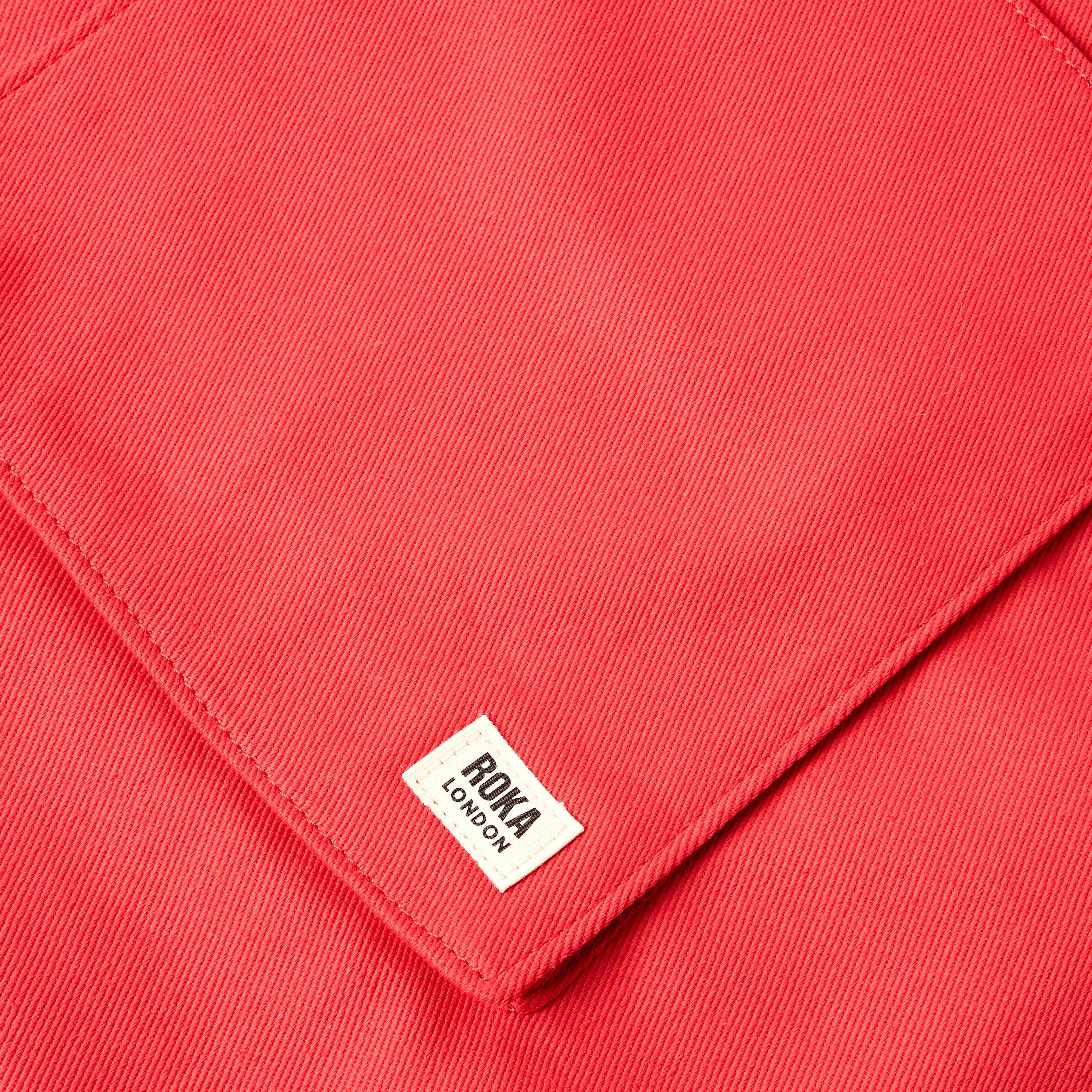 ROKA London - Portobello L toteväska #Färg_Scarlet
