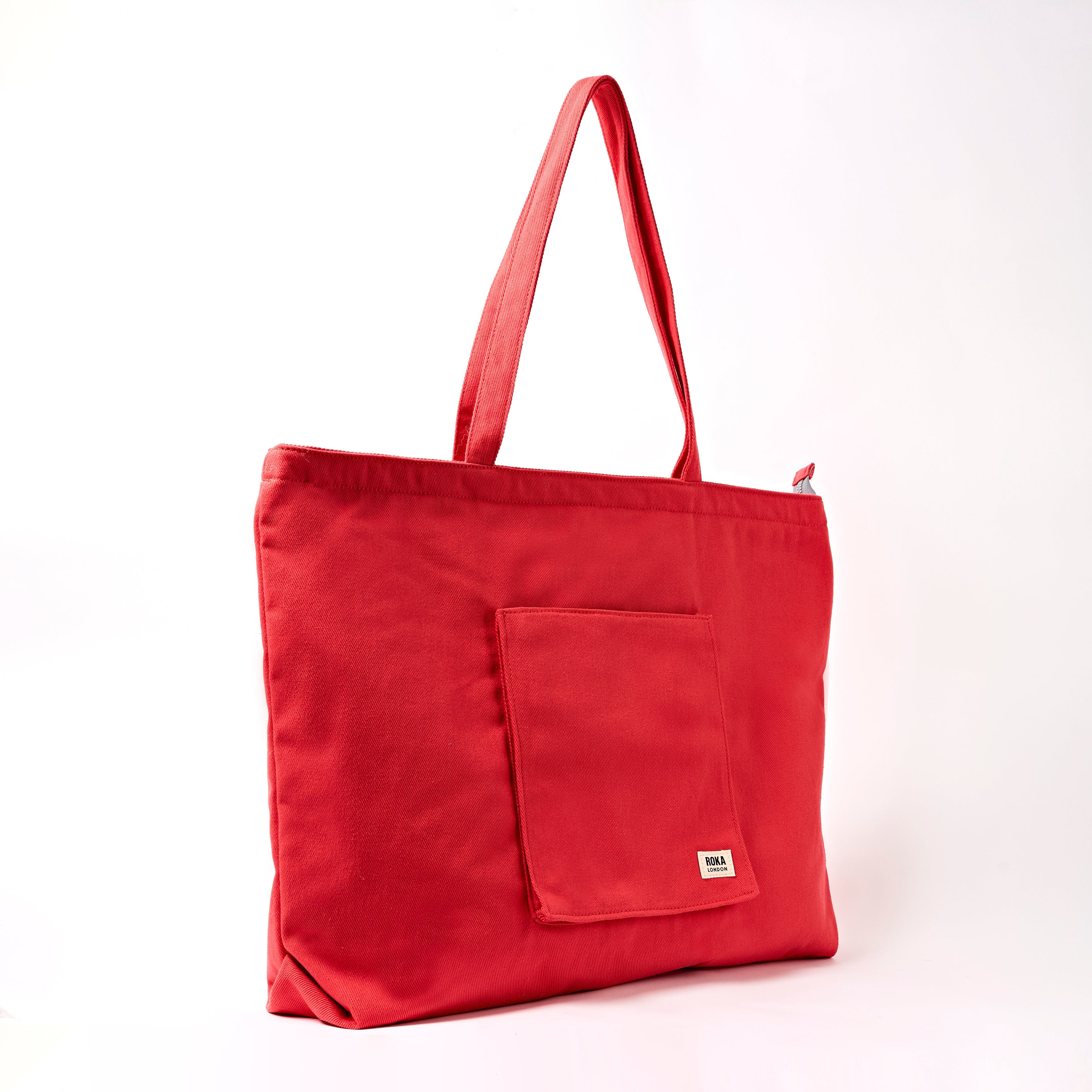 ROKA London - Portobello L toteväska #Färg_Scarlet