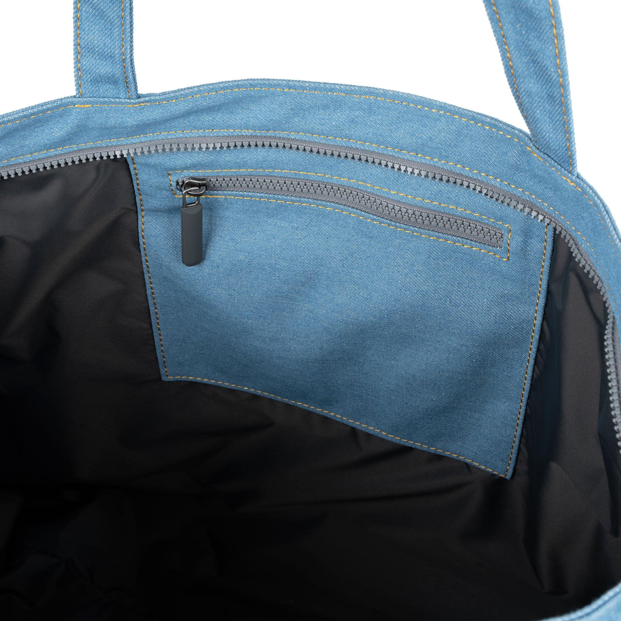 ROKA London - Portobello L toteväska #Färg_Light_Wash_Denim