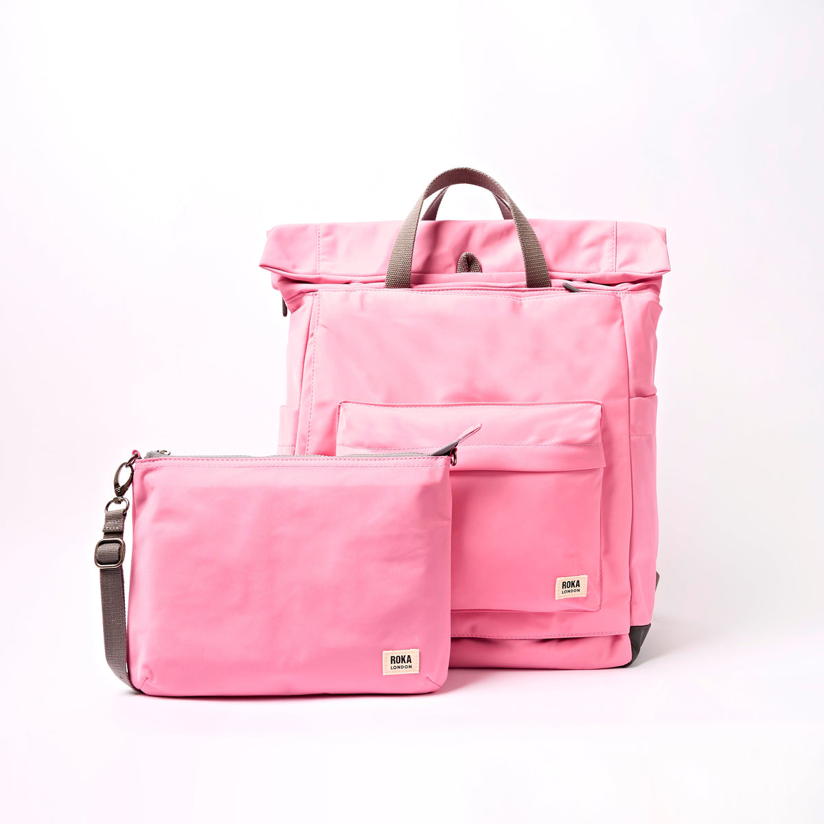 ROKA London - Primrose L skötväska #Färg_Pink_Lemonade