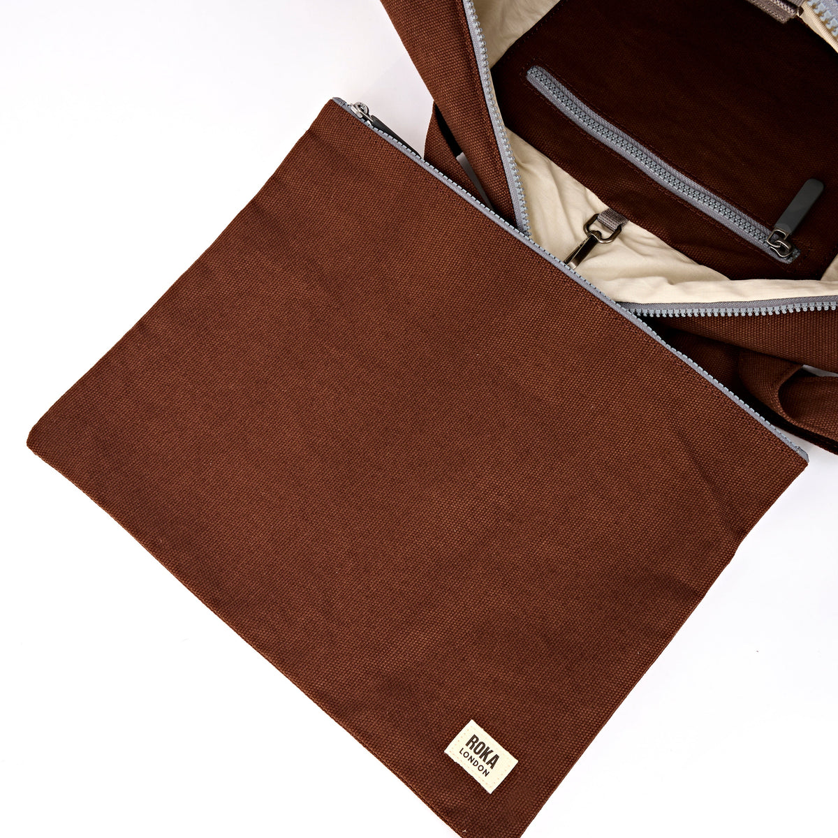 ROKA London - Somerset L axelväska #Färg_Lindt