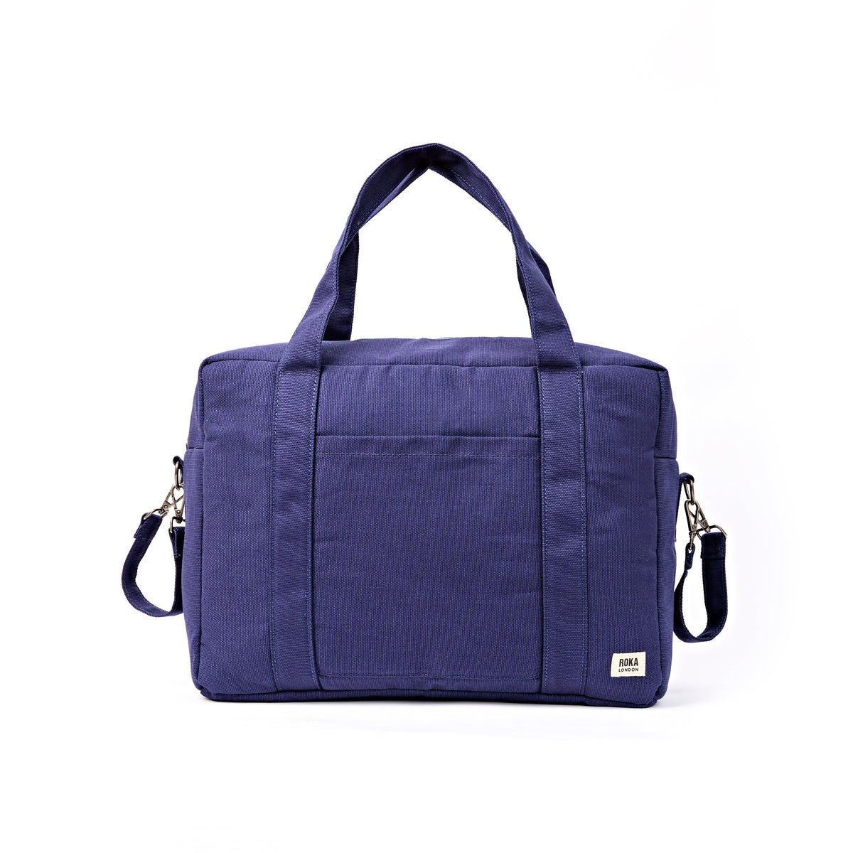 ROKA London - Somerset L axelväska #Färg_Navy_Blue