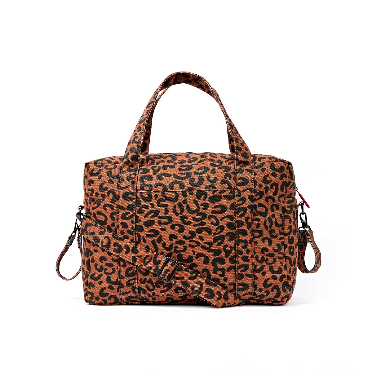 ROKA London - Somerset L axelväska #Färg_Scarlet_Leopard