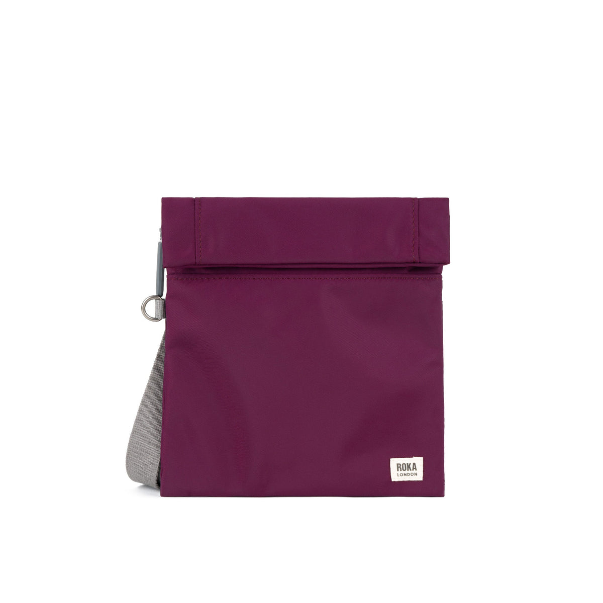 ROKA London - Stratford S crossbody-väska #Färg_Royal_Burgundy