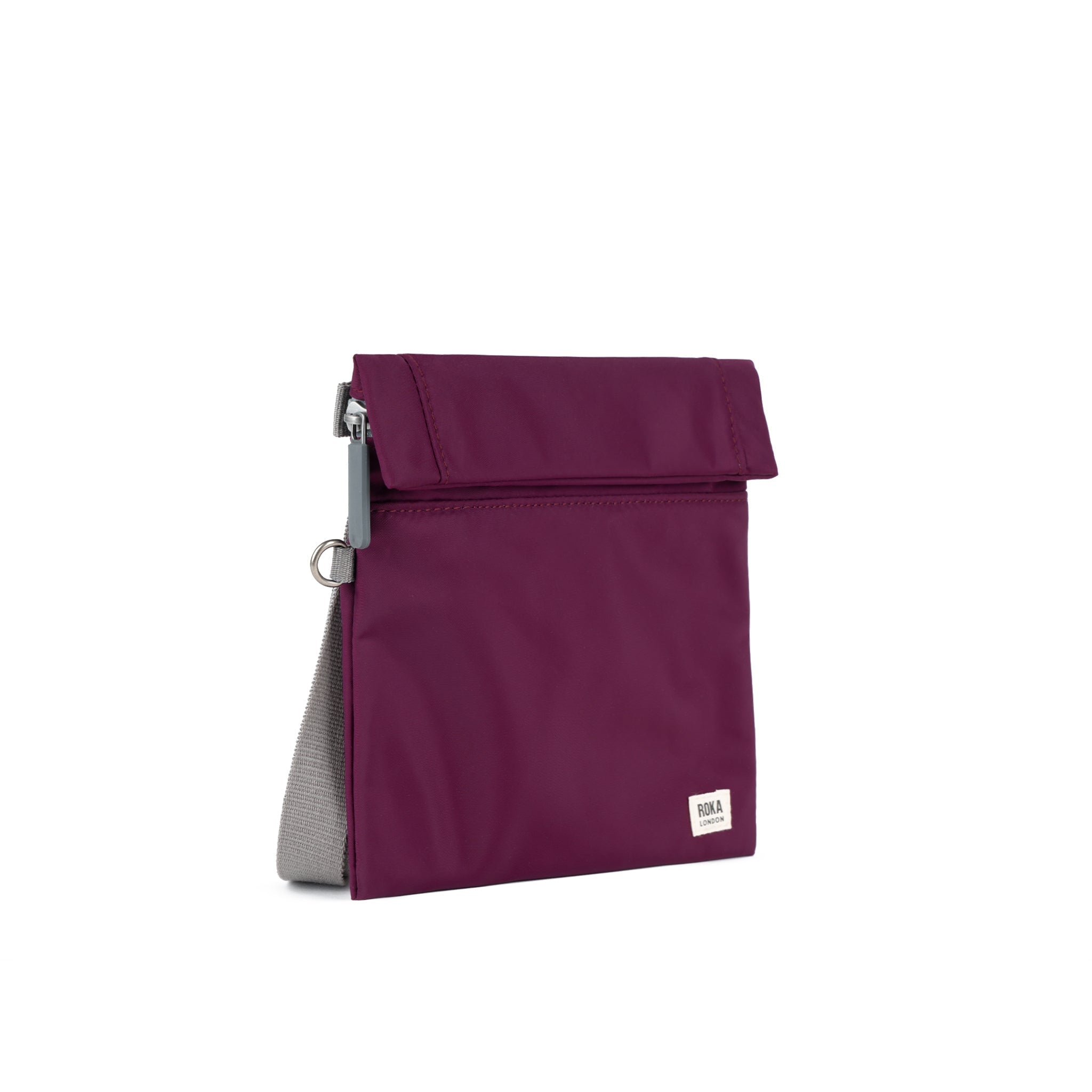 ROKA London - Stratford S crossbody-väska #Färg_Royal_Burgundy