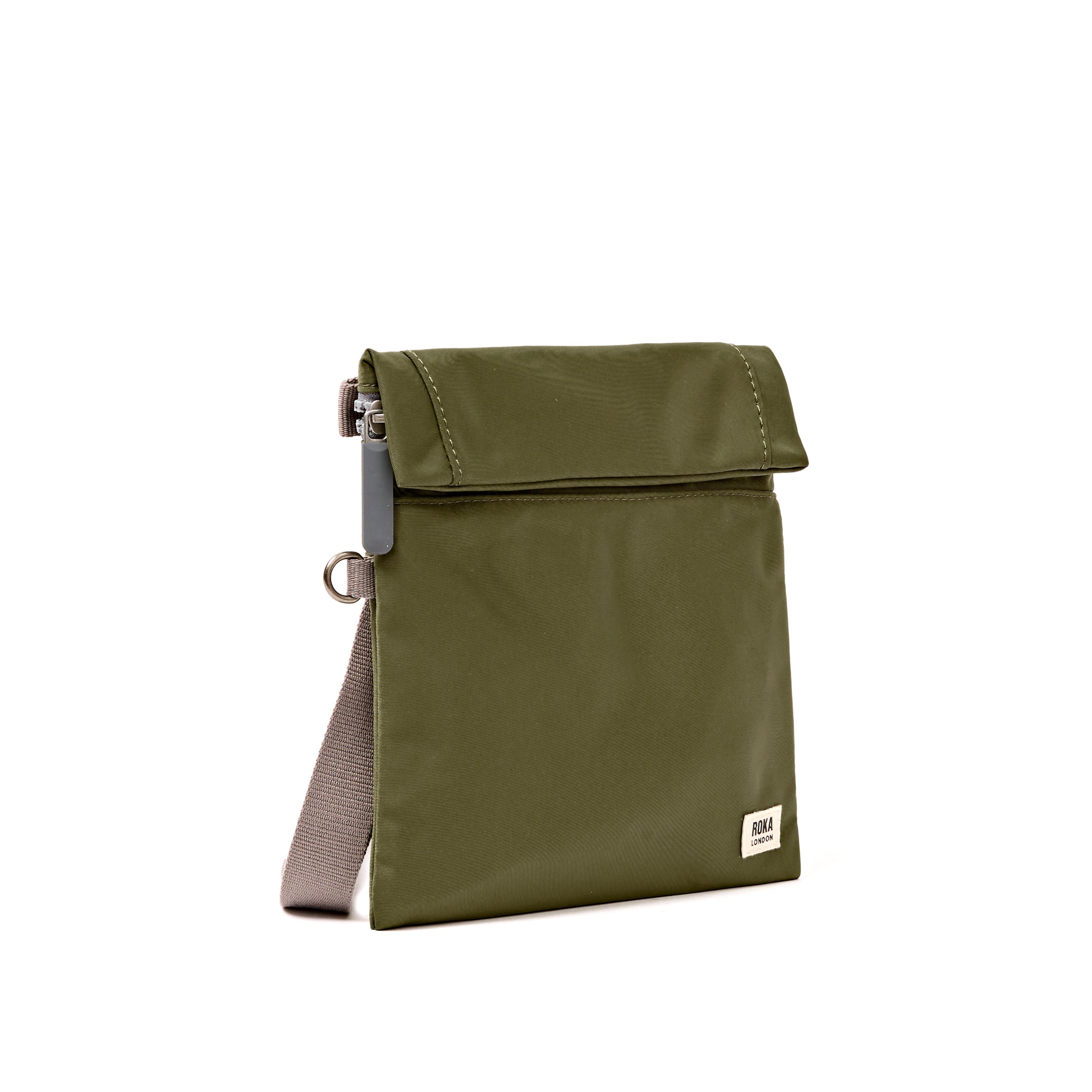 ROKA London - Stratford S crossbody-väska #Färg_Chive