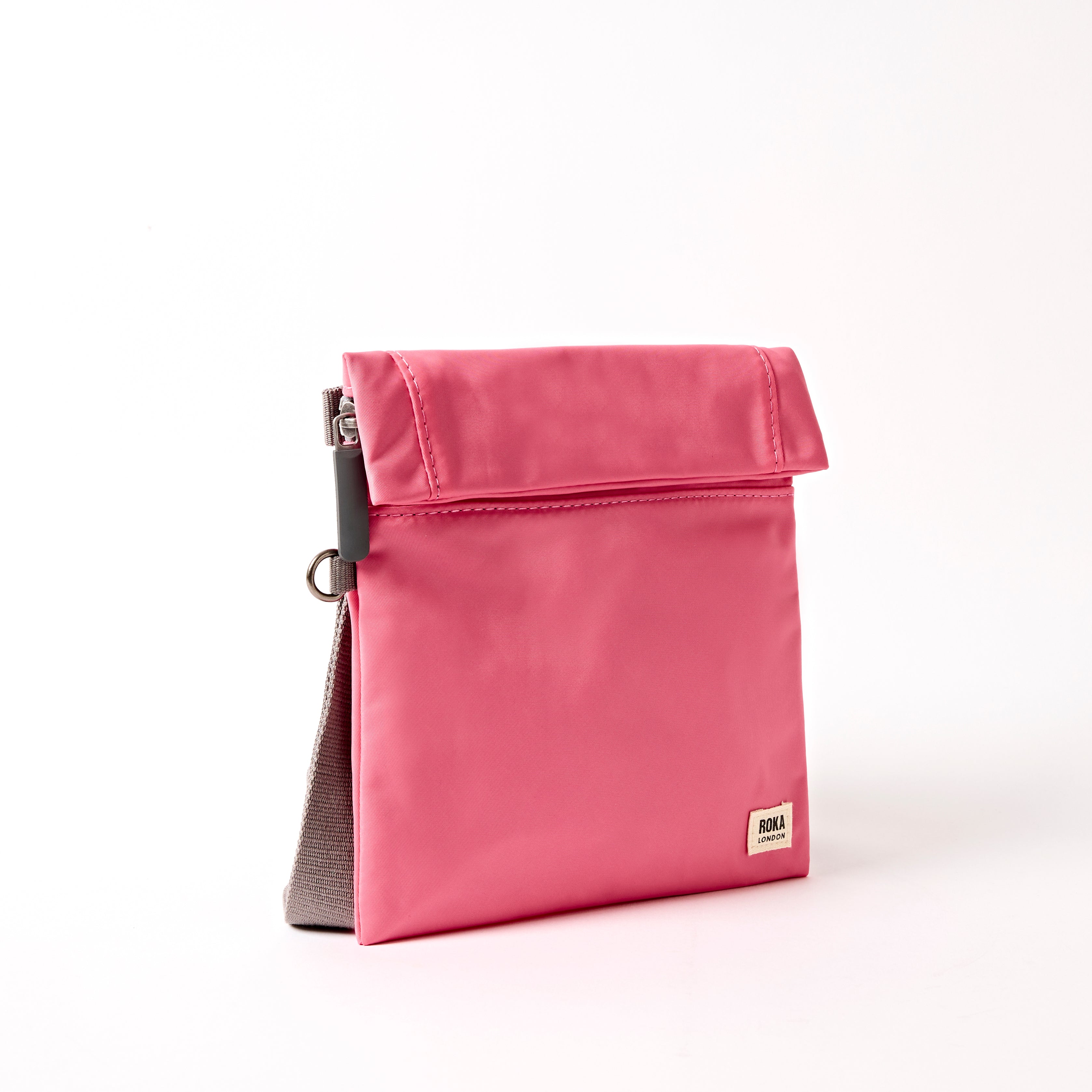 ROKA London - Stratford S crossbody-väska #Färg_Pink_Lemonade