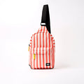 ROKA London - Willesden L slingväska #Färg_Coral_Stripe