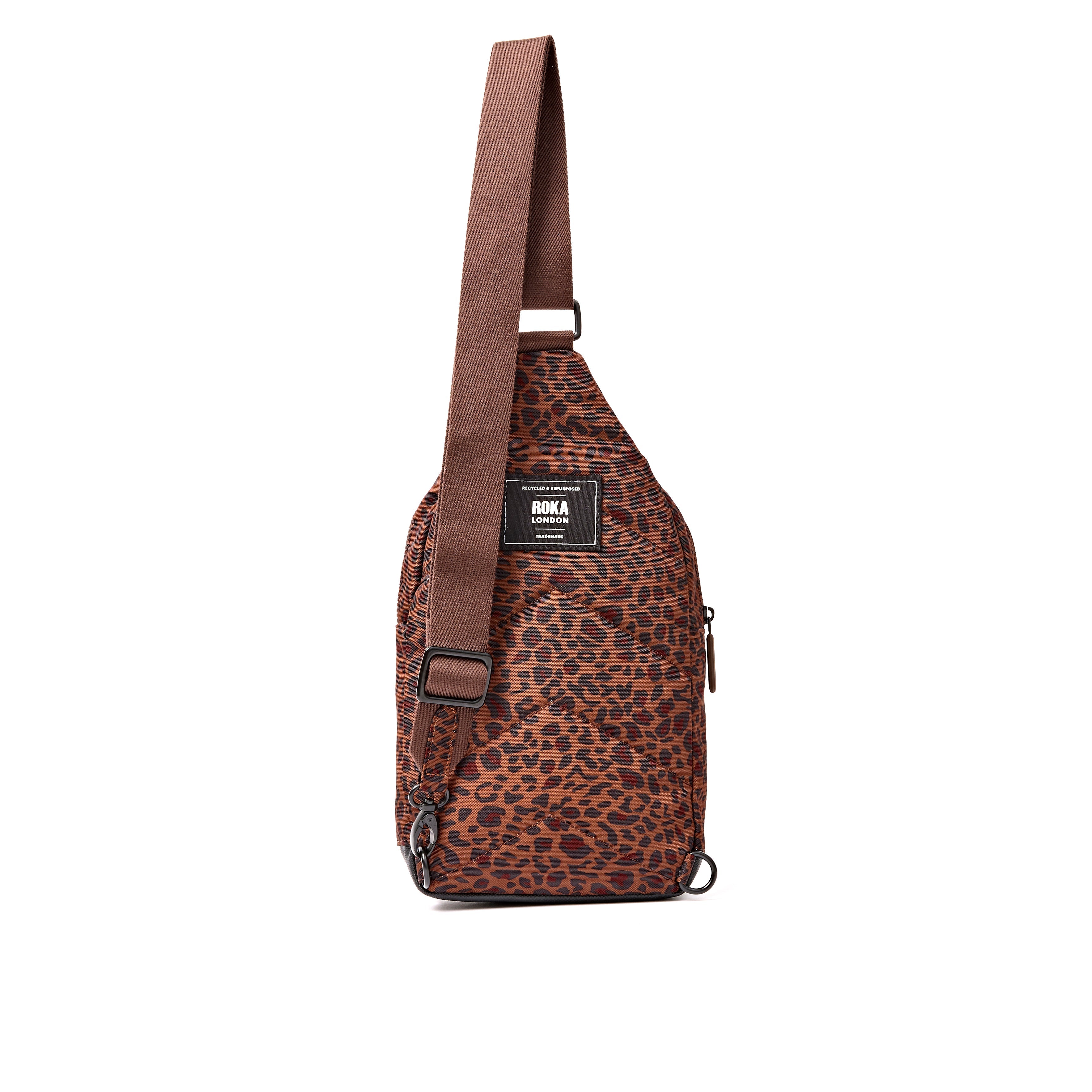 ROKA London - Willesden L slingväska #Färg_Mini_Leopard