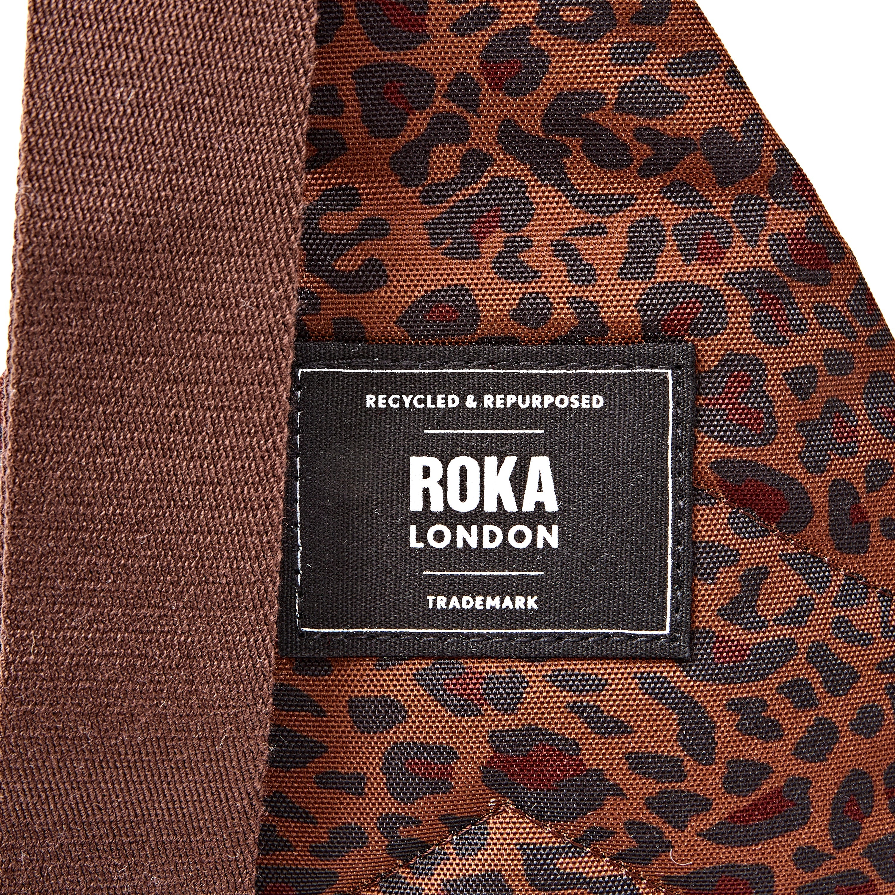 ROKA London - Willesden L slingväska #Färg_Mini_Leopard