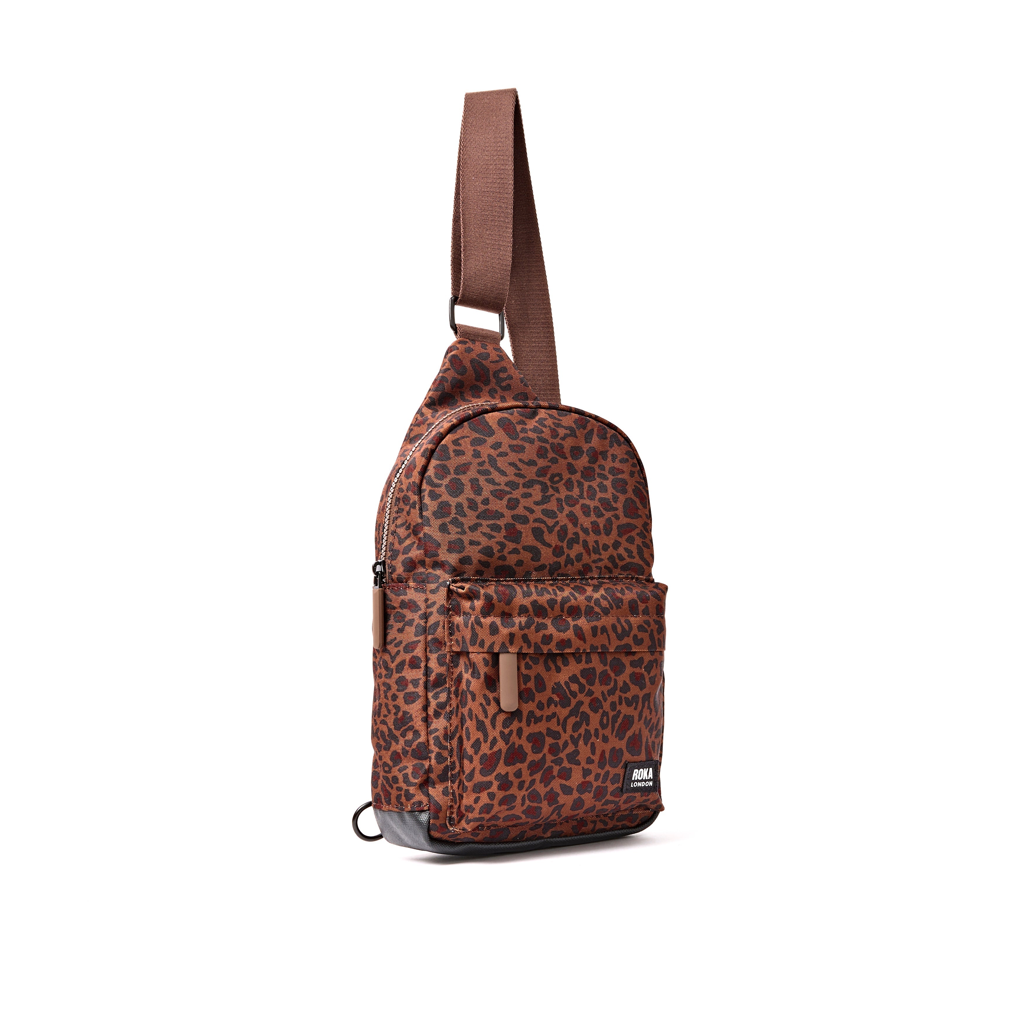 ROKA London - Willesden L slingväska #Färg_Mini_Leopard