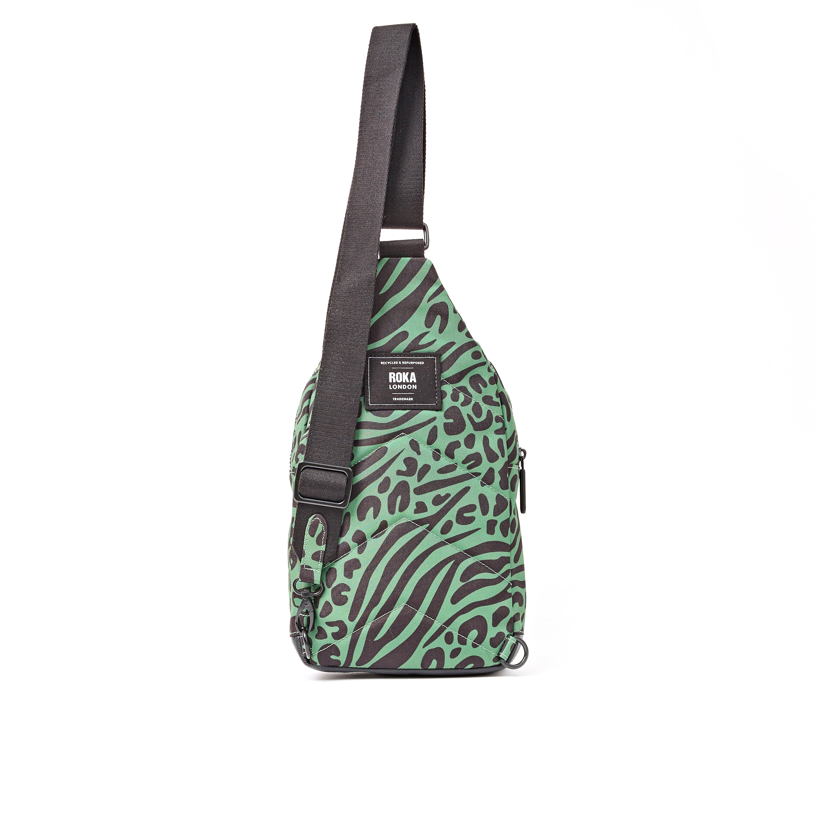 ROKA London - Willesden L slingväska #Färg_Mixed_Animal_Artichoke