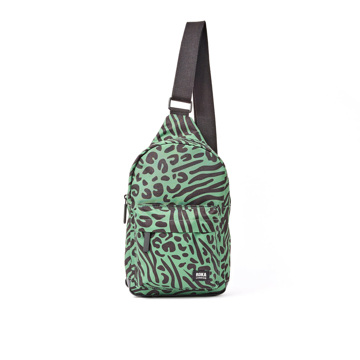 ROKA London - Willesden L slingväska #Färg_Mixed_Animal_Artichoke