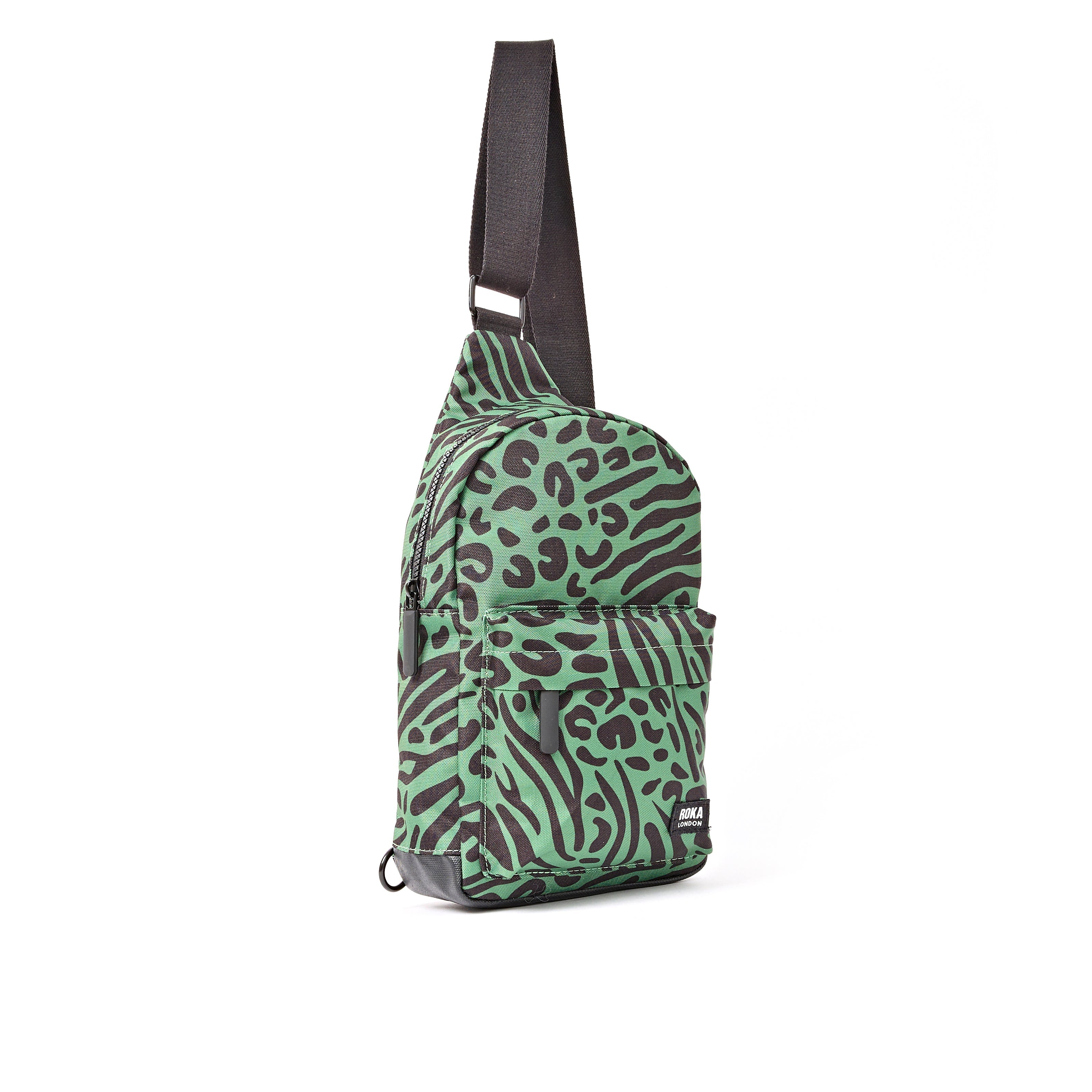 ROKA London - Willesden L slingväska #Färg_Mixed_Animal_Artichoke