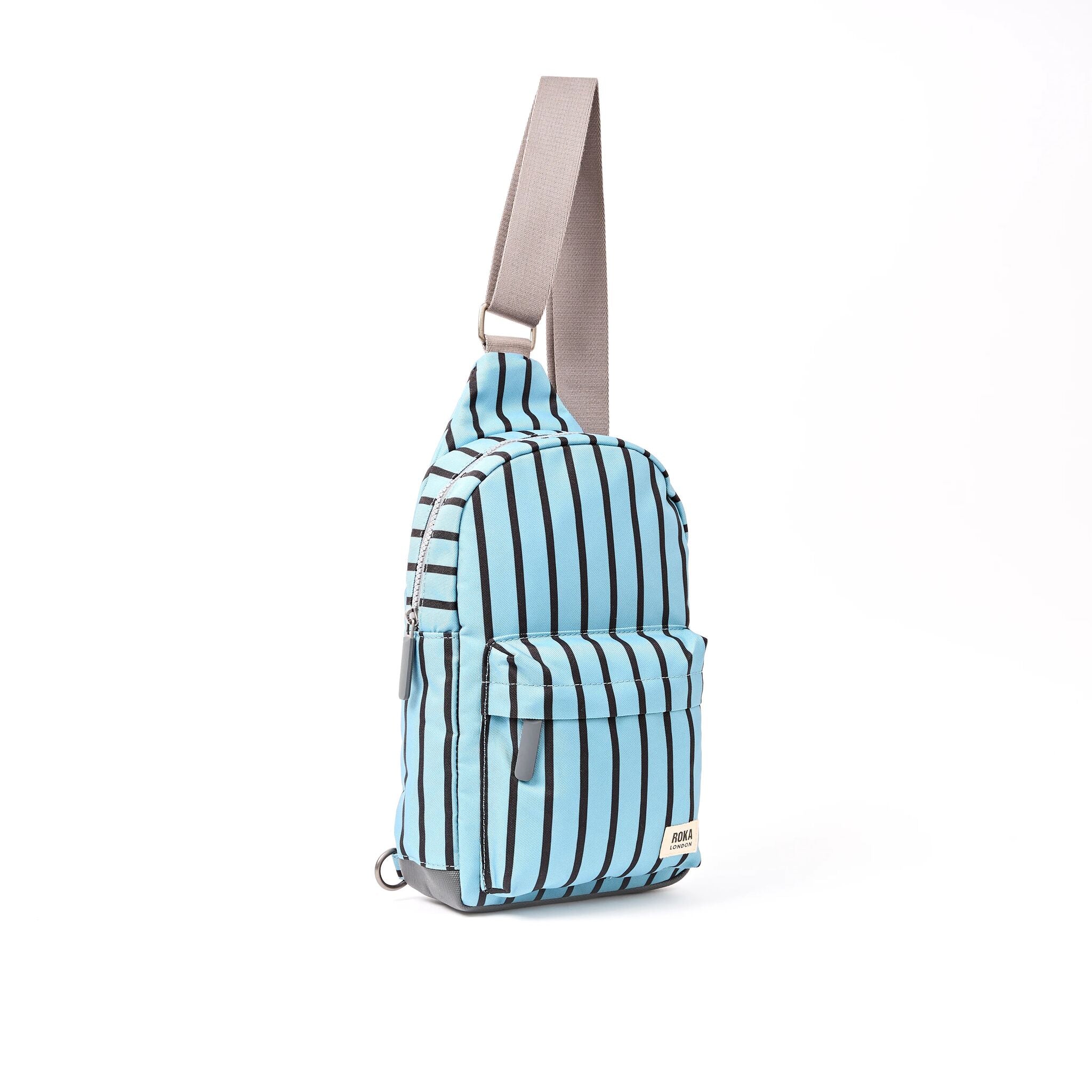 ROKA London - Willesden L slingväska #Färg_Blue_Stripe