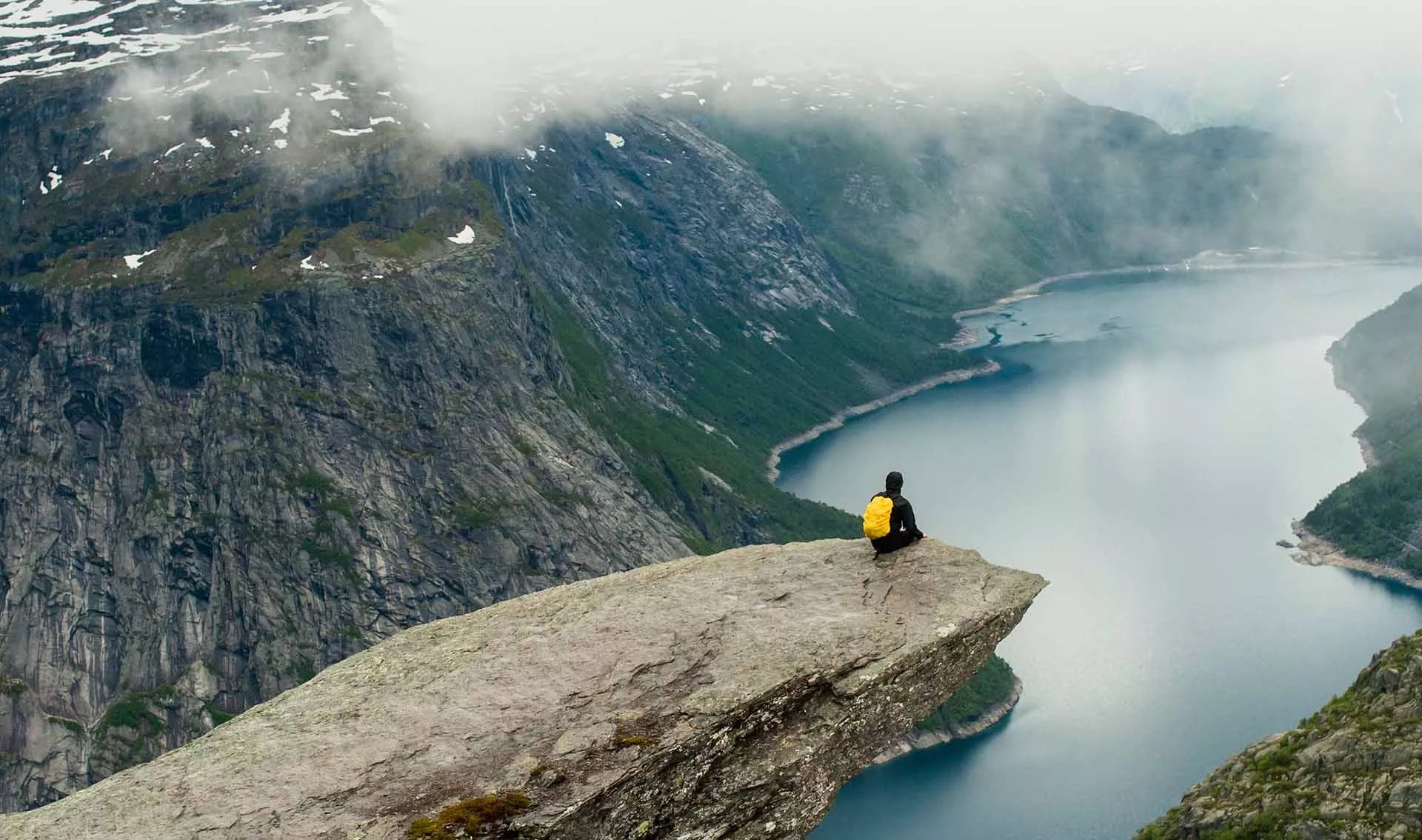 Tracker regnskydd för ryggsäckar - Gul