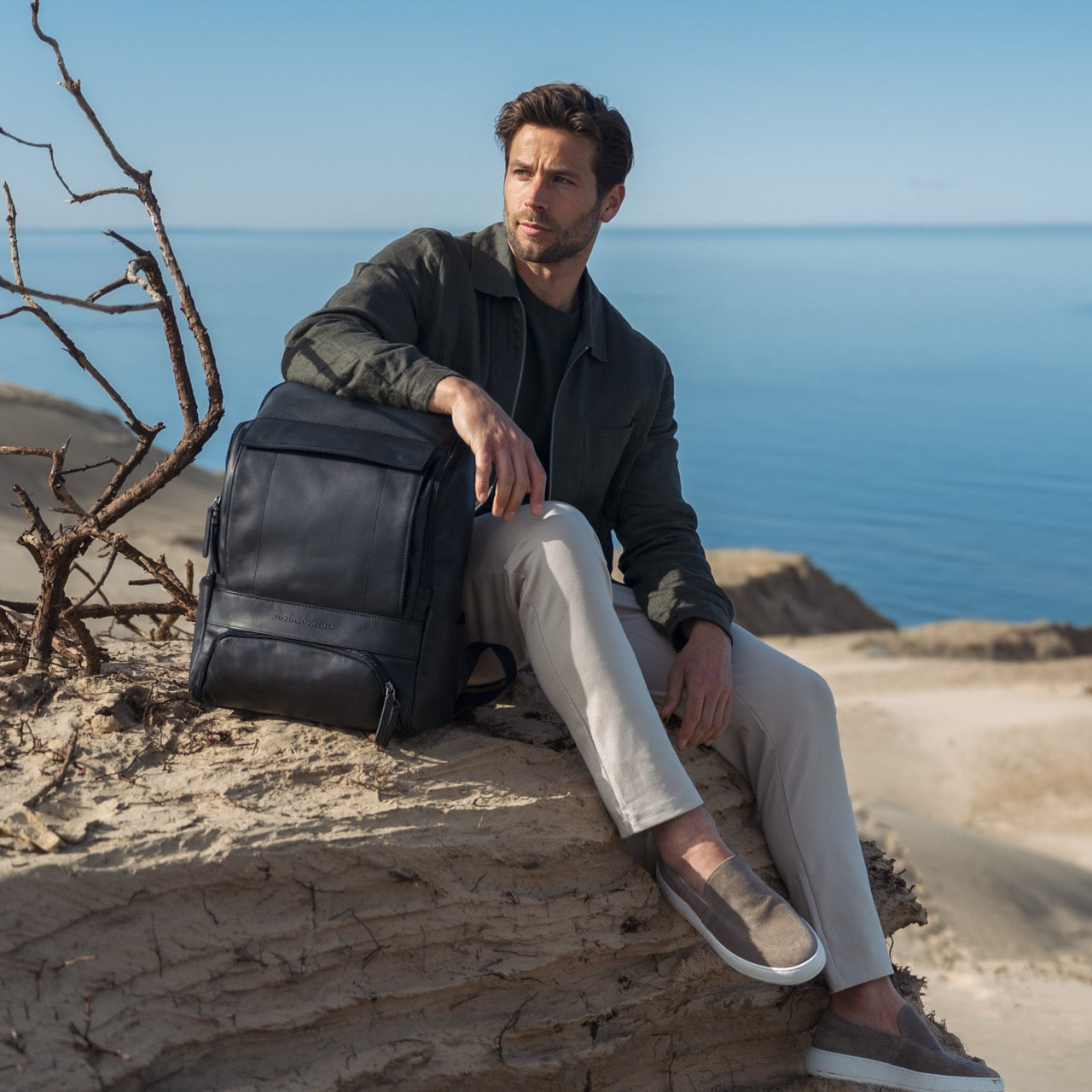The Chesterfield Brand - Rich Laptopryggsäck #Färg_Svart