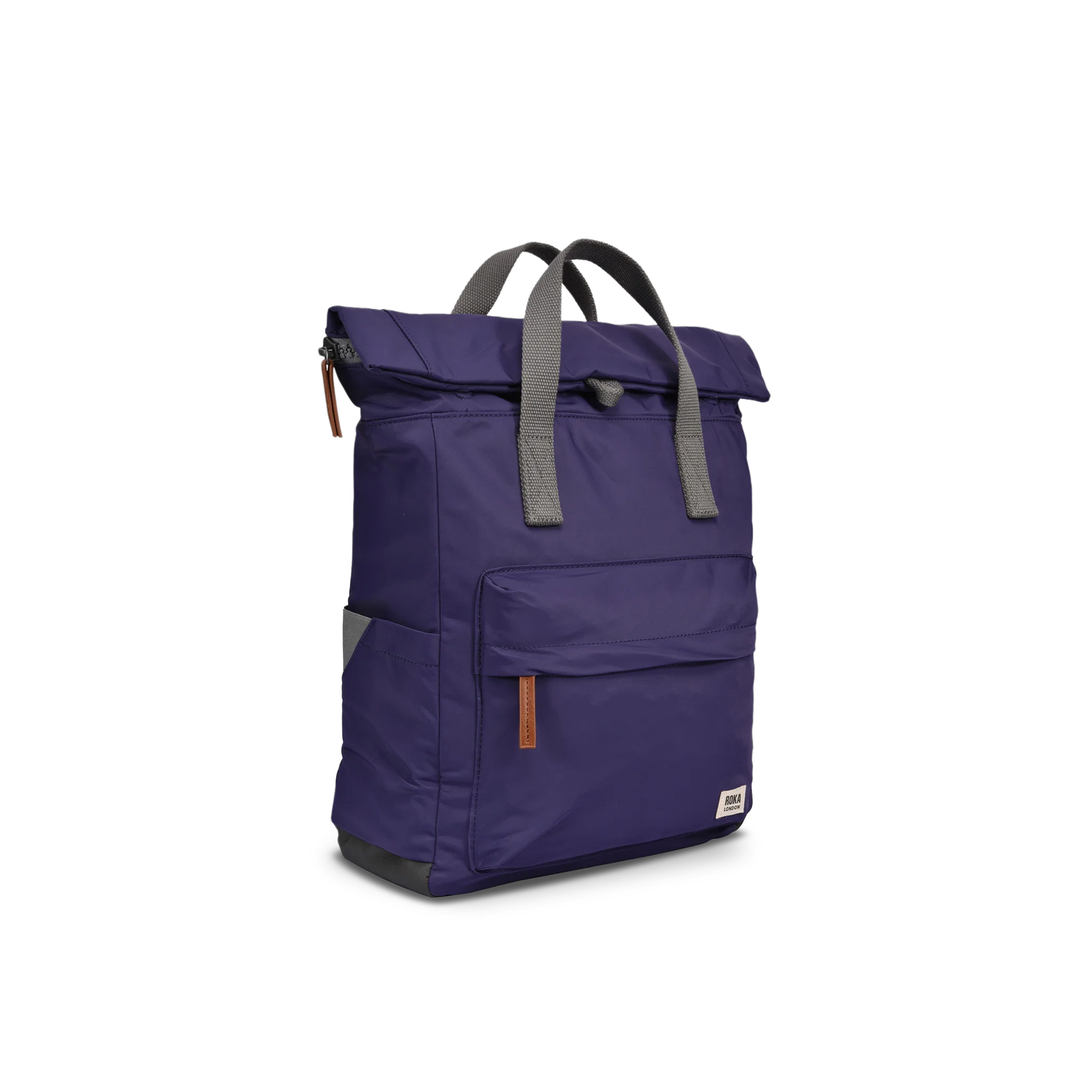 ROKA London - Canfield M rolltop-ryggsäck #Färg_Mulberry