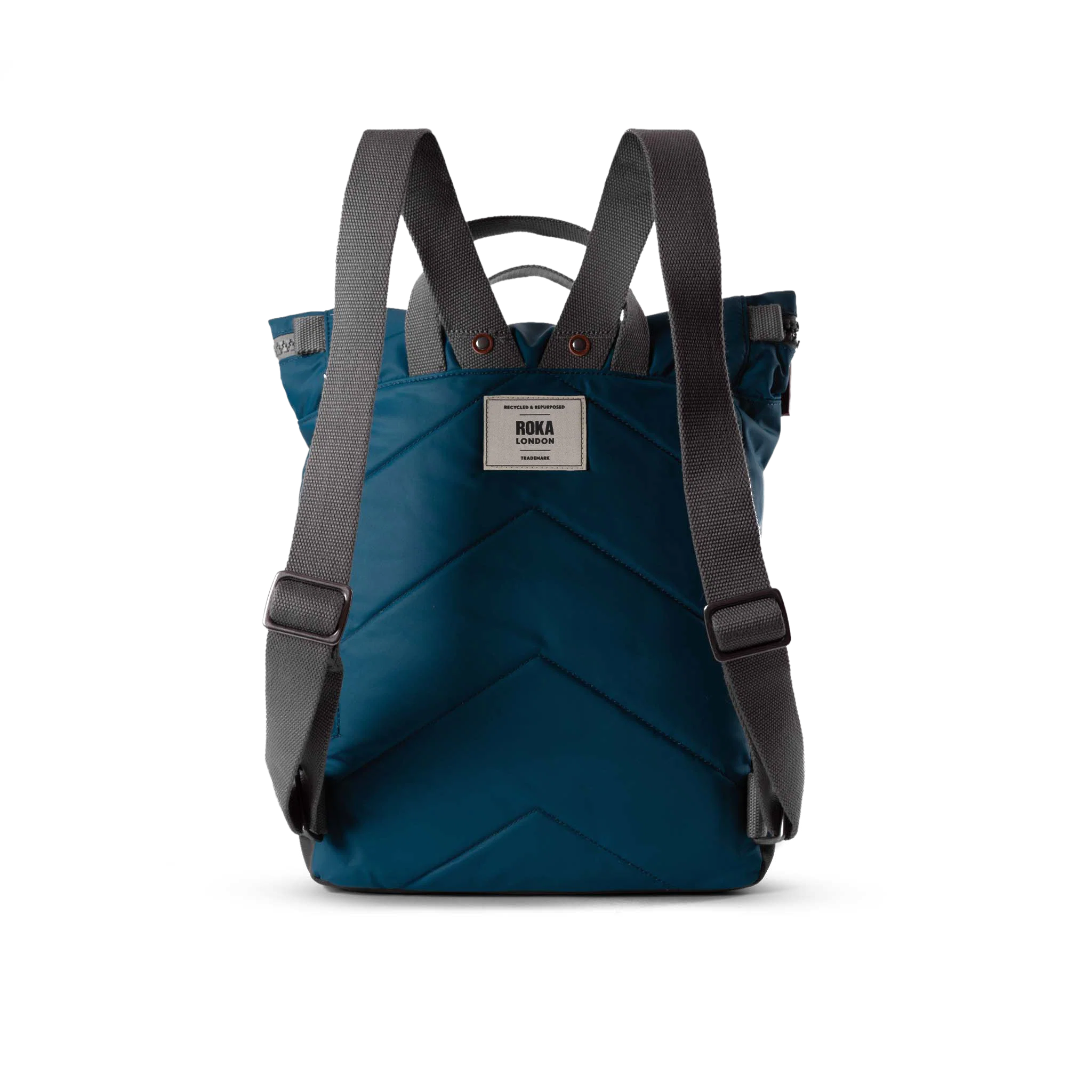 ROKA London - Canfield M rolltop-ryggsäck #Färg_Marine