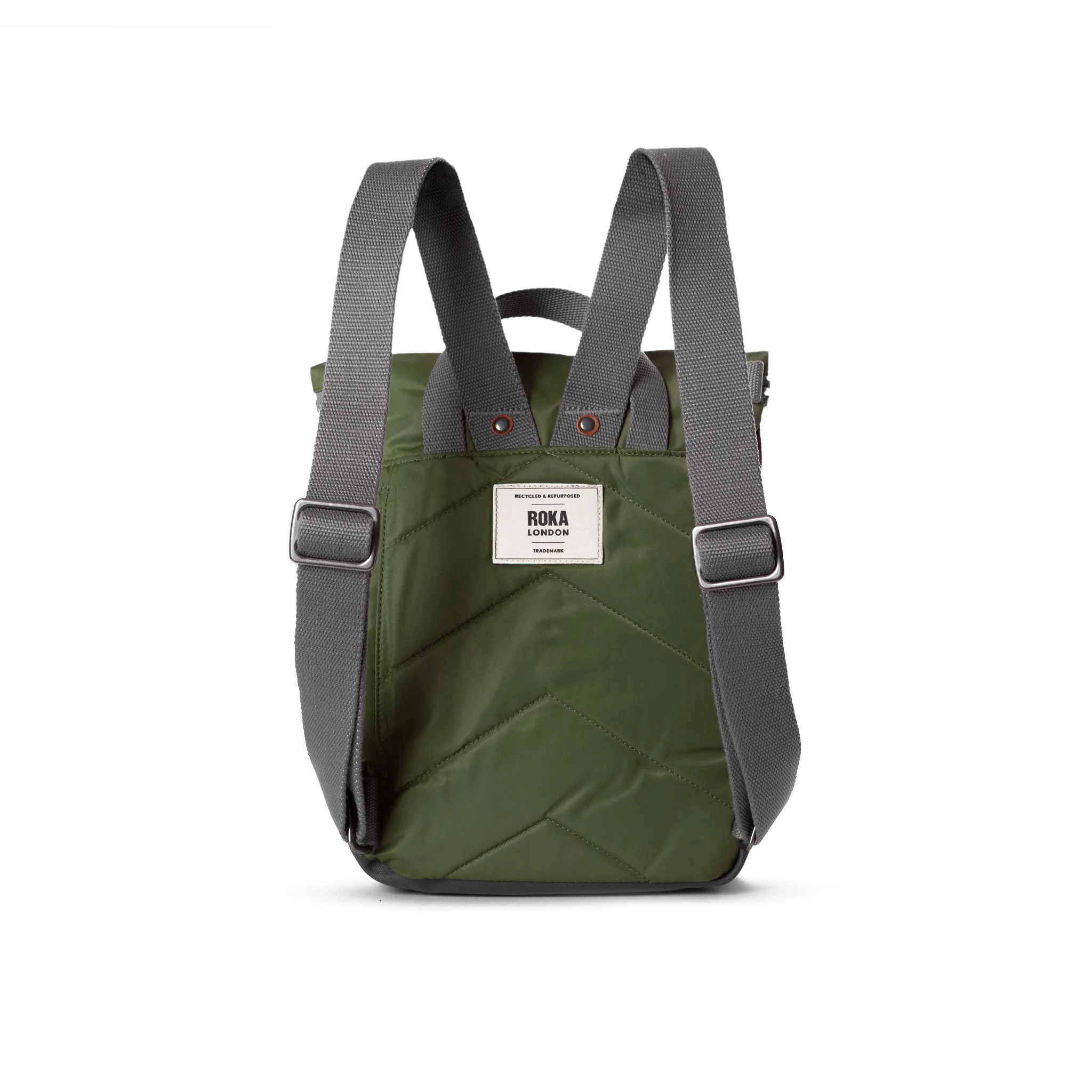 ROKA London - Canfield S rolltop-ryggsäck #Färg_Avocado